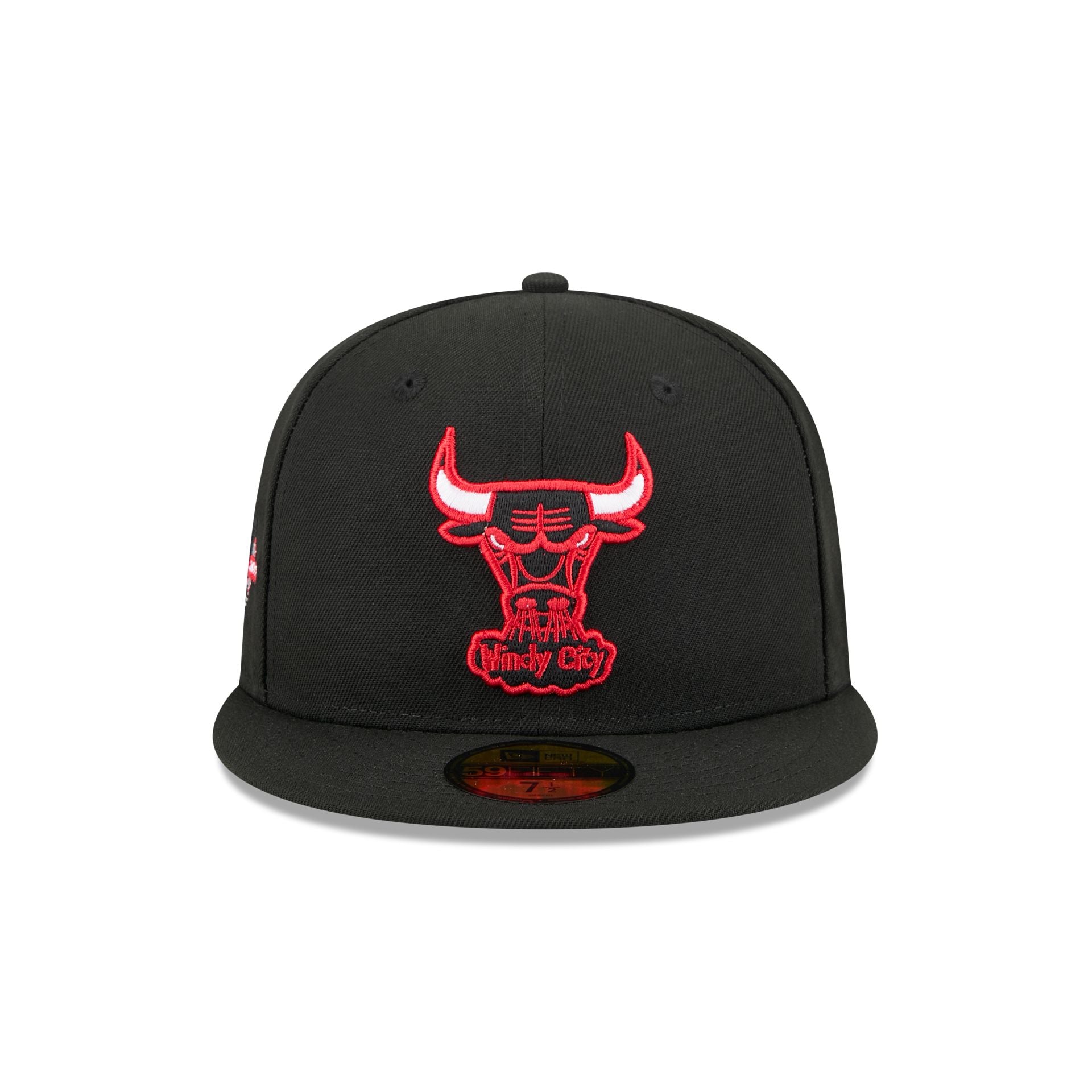 Alternative view of Chicago Bulls 1960-1970 Hardwood Classics Sidepatch 59Fifty Fitted Hat