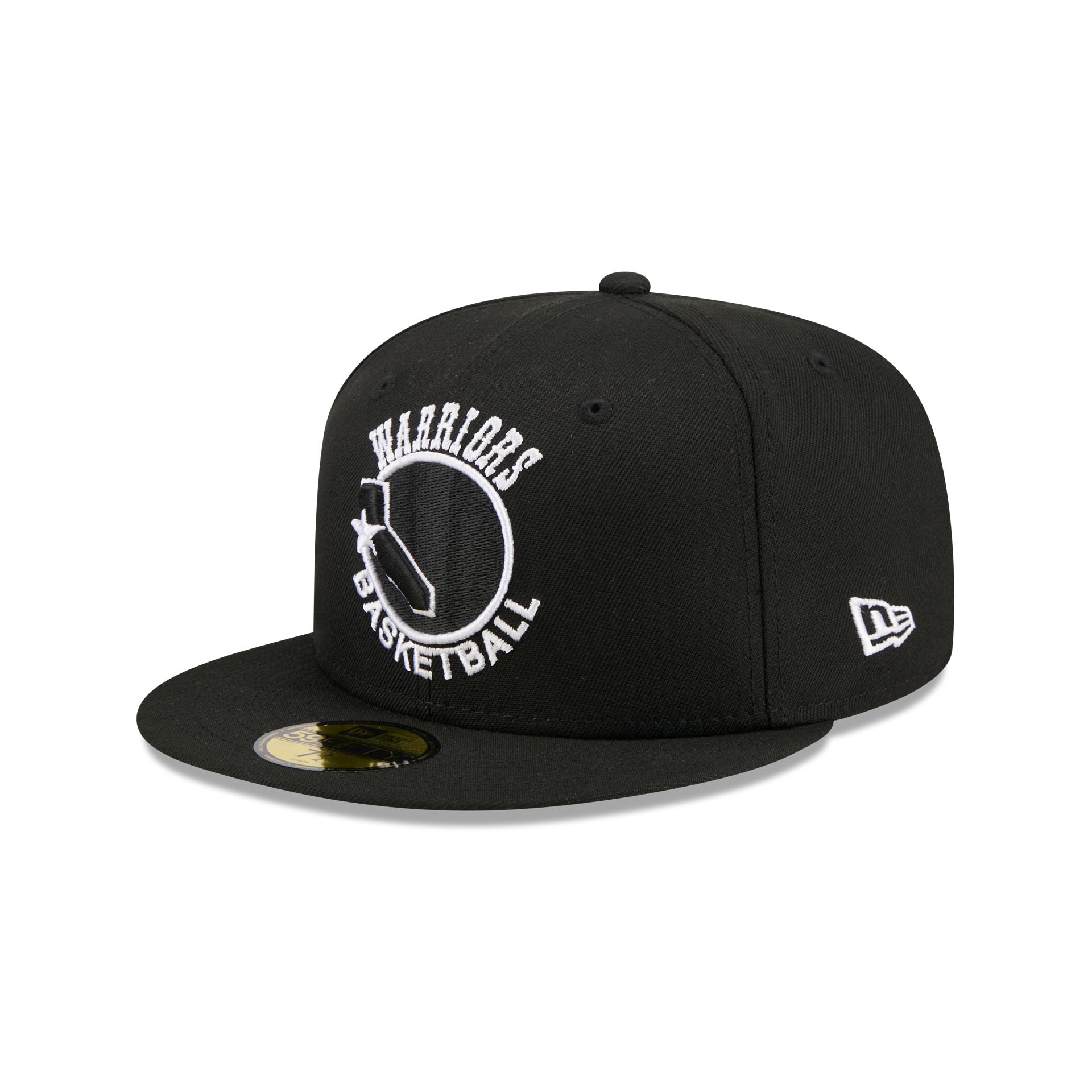 Golden State Warriors 1972-1974 Hardwood Classics Black 59Fifty Fitted Hat