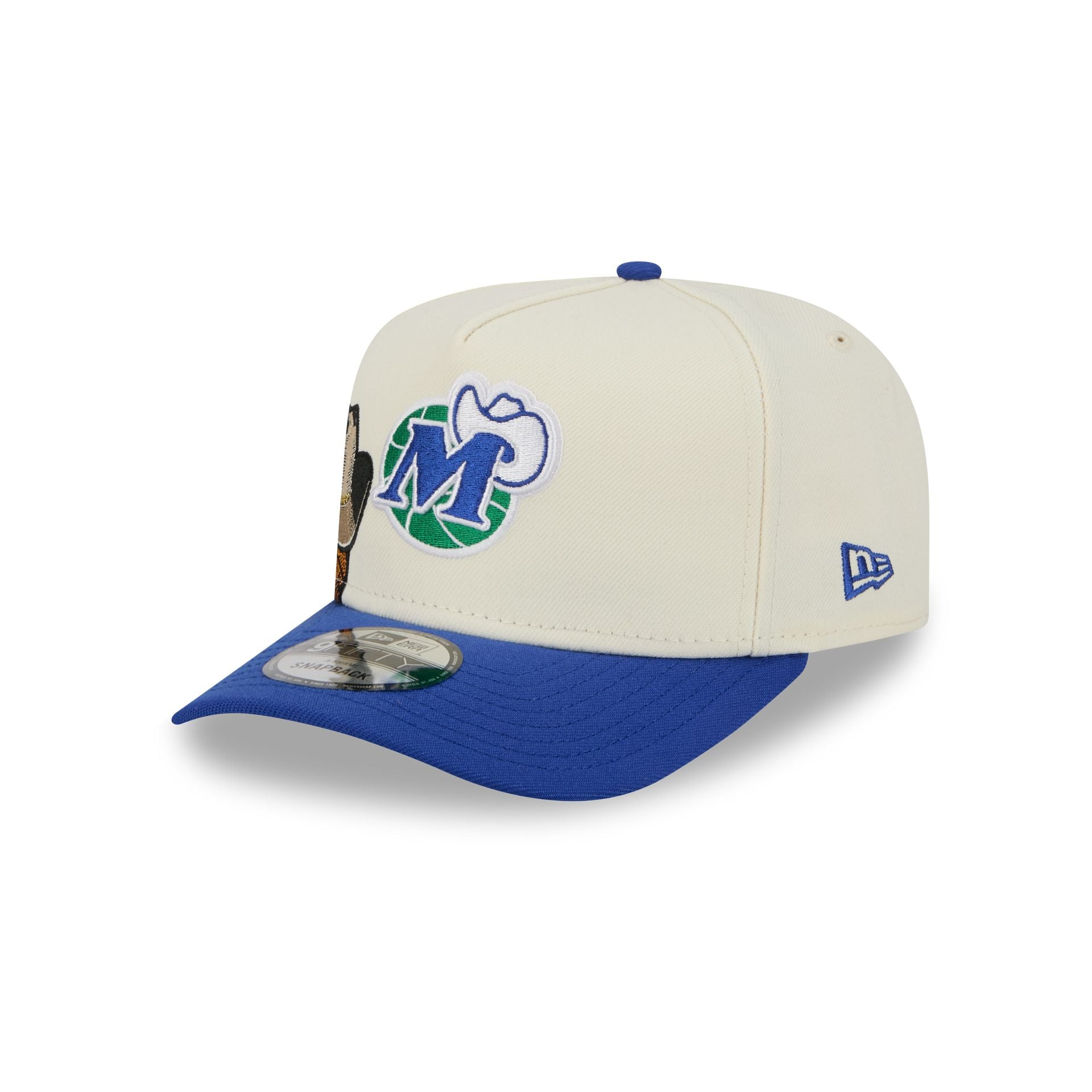 Dallas Mavericks 1970-2000 Hardwood Classics Chrome White 9Fifty A-Frame Snapback Hat