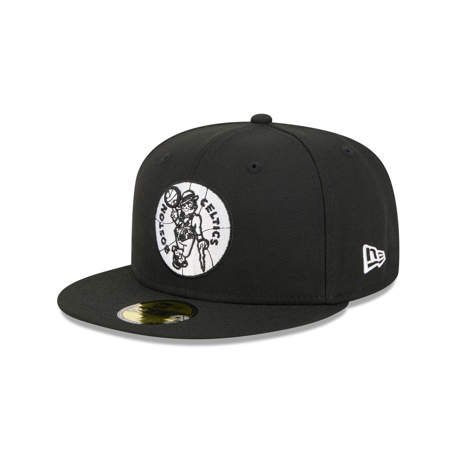 Boston Celtics 1968-1977 Hardwood Classics Black 59Fifty Fitted Hat