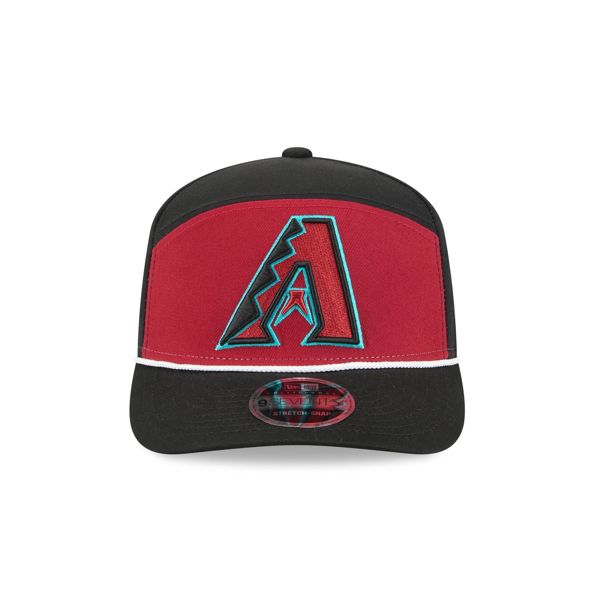 Alternative view of Arizona Diamondbacks Split Panel 9Seventy Stretch-Snap Hat
