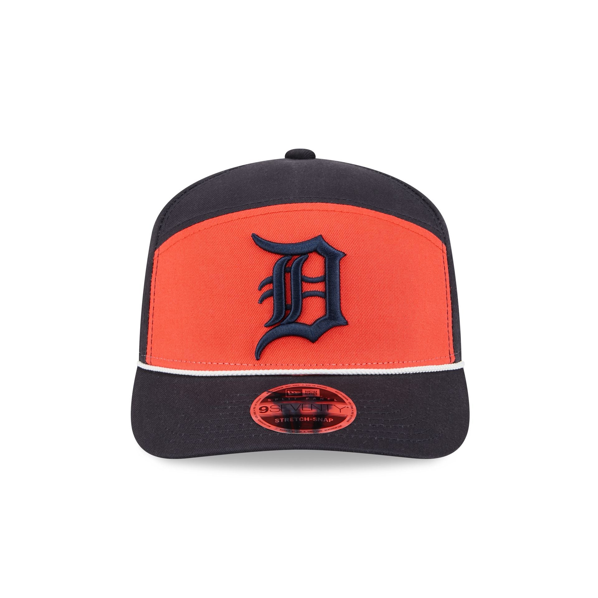 Alternative view of Detroit Tigers Split Panel 9Seventy Stretch-Snap Hat
