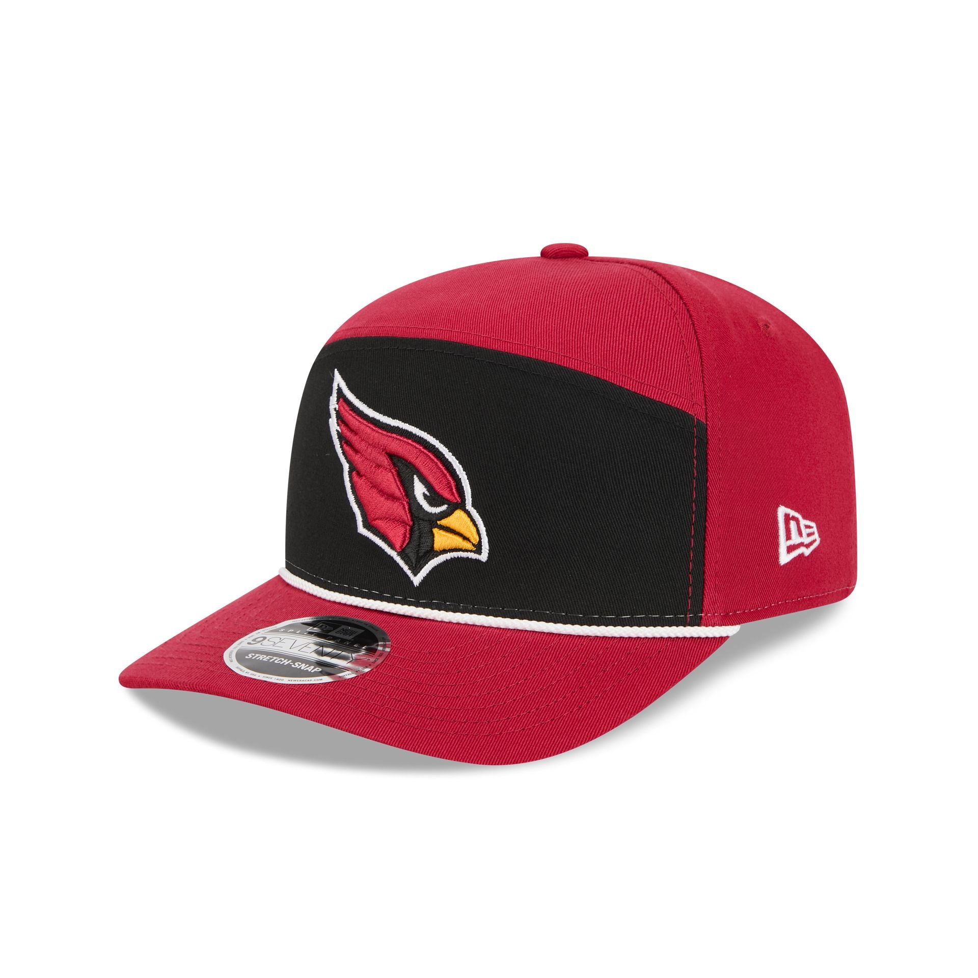 Arizona Cardinals Split Panel 9Seventy Stretch-Snap Hat