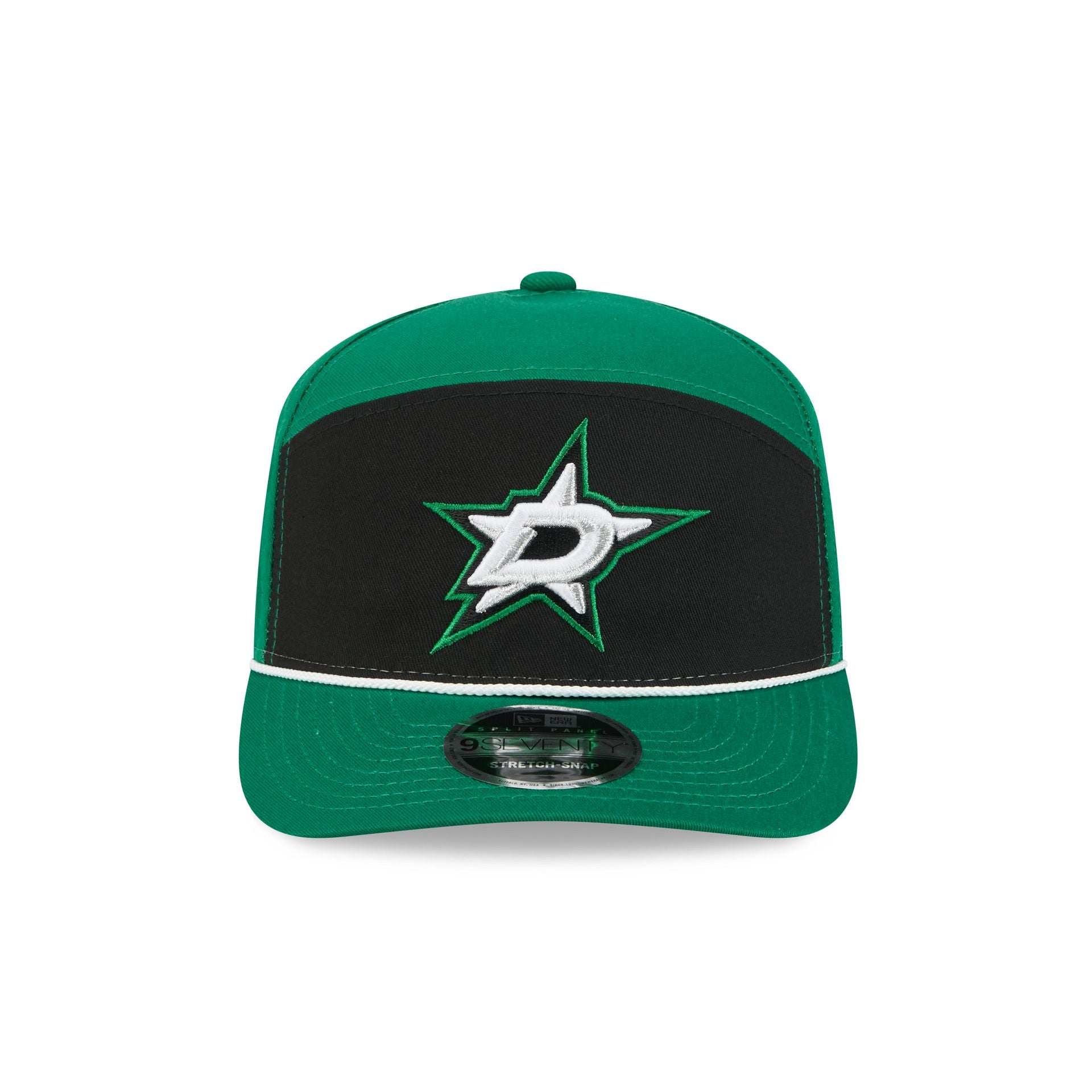Alternative view of Dallas Stars Split Panel 9Seventy Stretch-Snap Hat