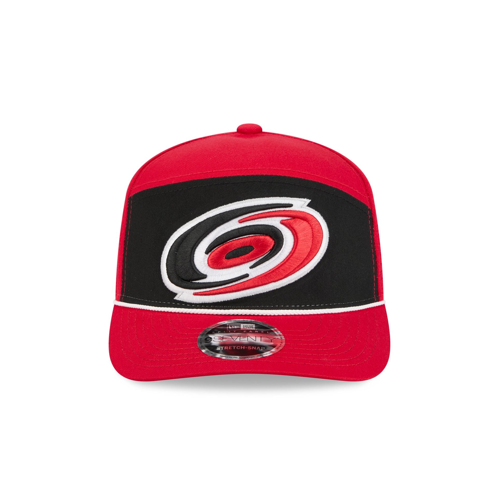 Alternative view of Carolina Hurricanes Split Panel 9Seventy Stretch-Snap Hat
