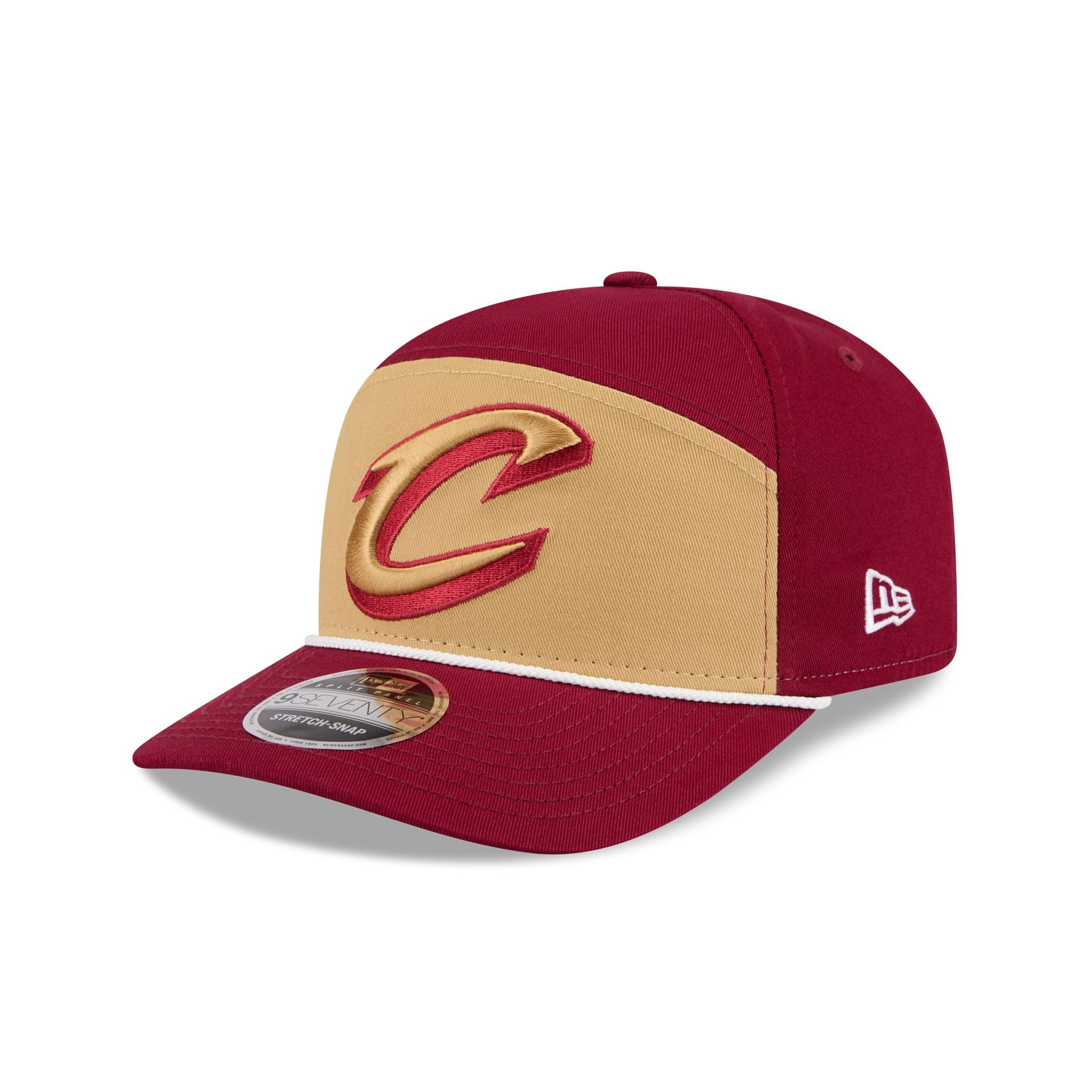 Cleveland Cavaliers Split Panel 9Seventy Stretch-Snap Hat