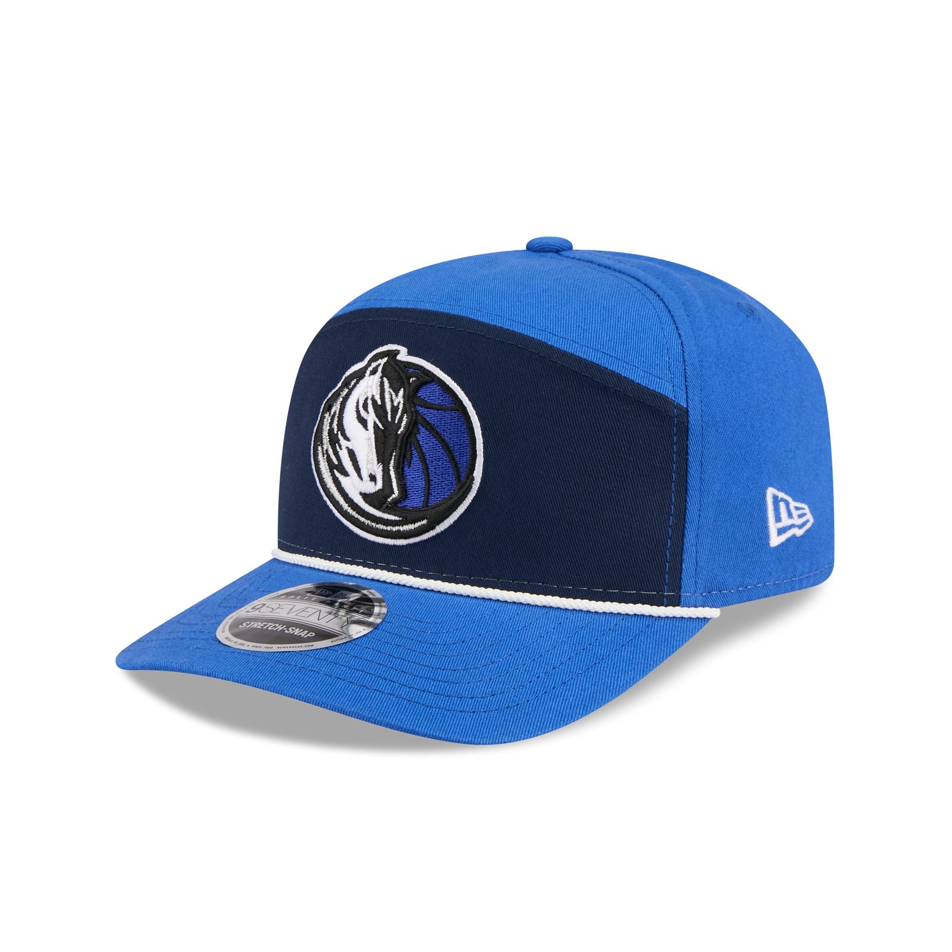 Dallas Mavericks Split Panel 9Seventy Stretch-Snap Hat
