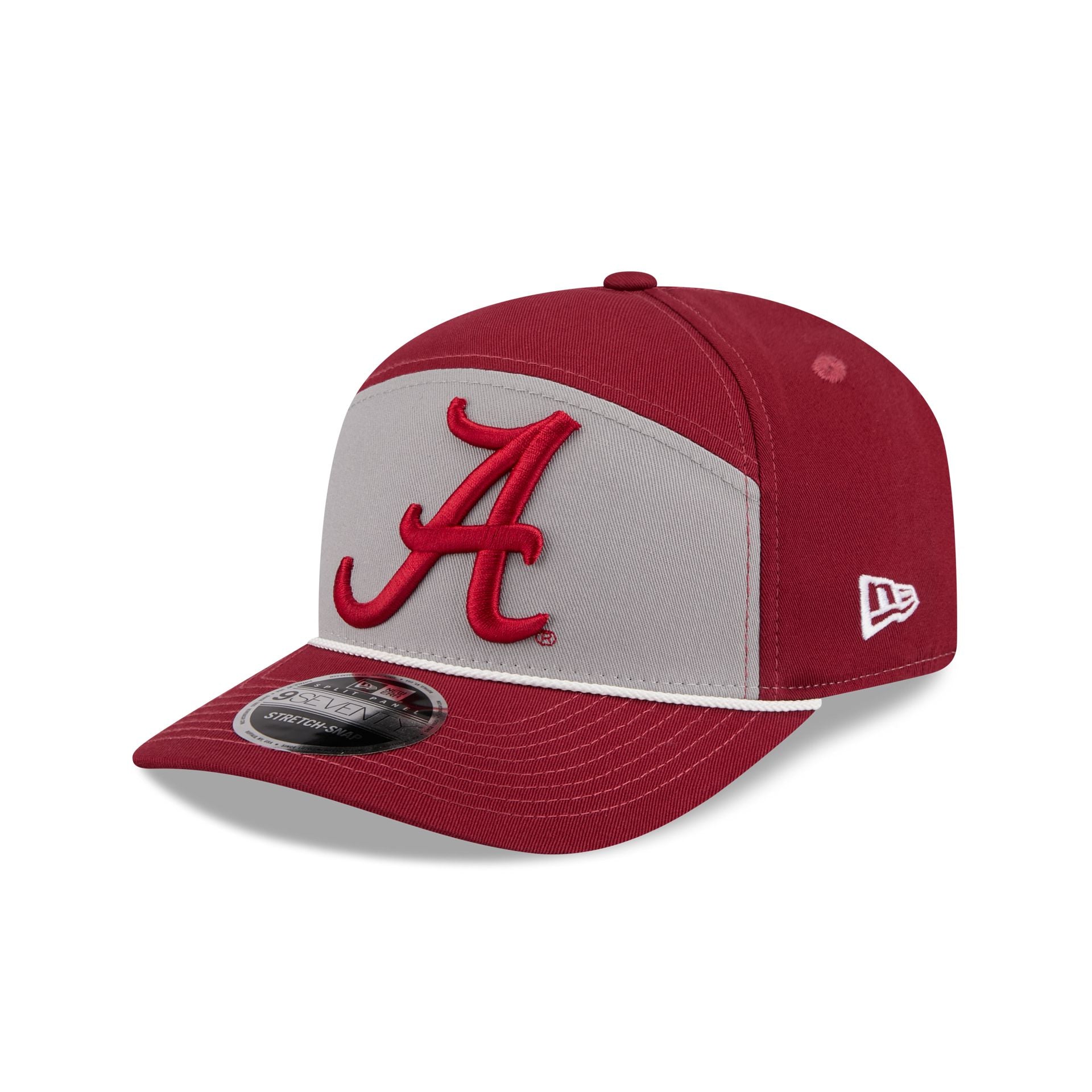 Alabama Crimson Tide Split Panel 9Seventy Stretch-Snap Hat