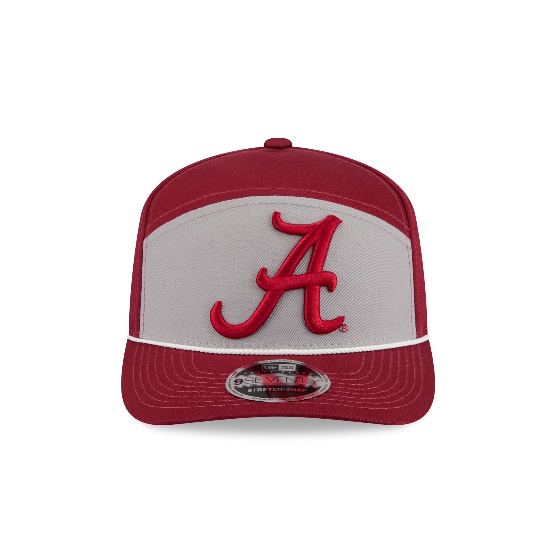 Alternative view of Alabama Crimson Tide Split Panel 9Seventy Stretch-Snap Hat