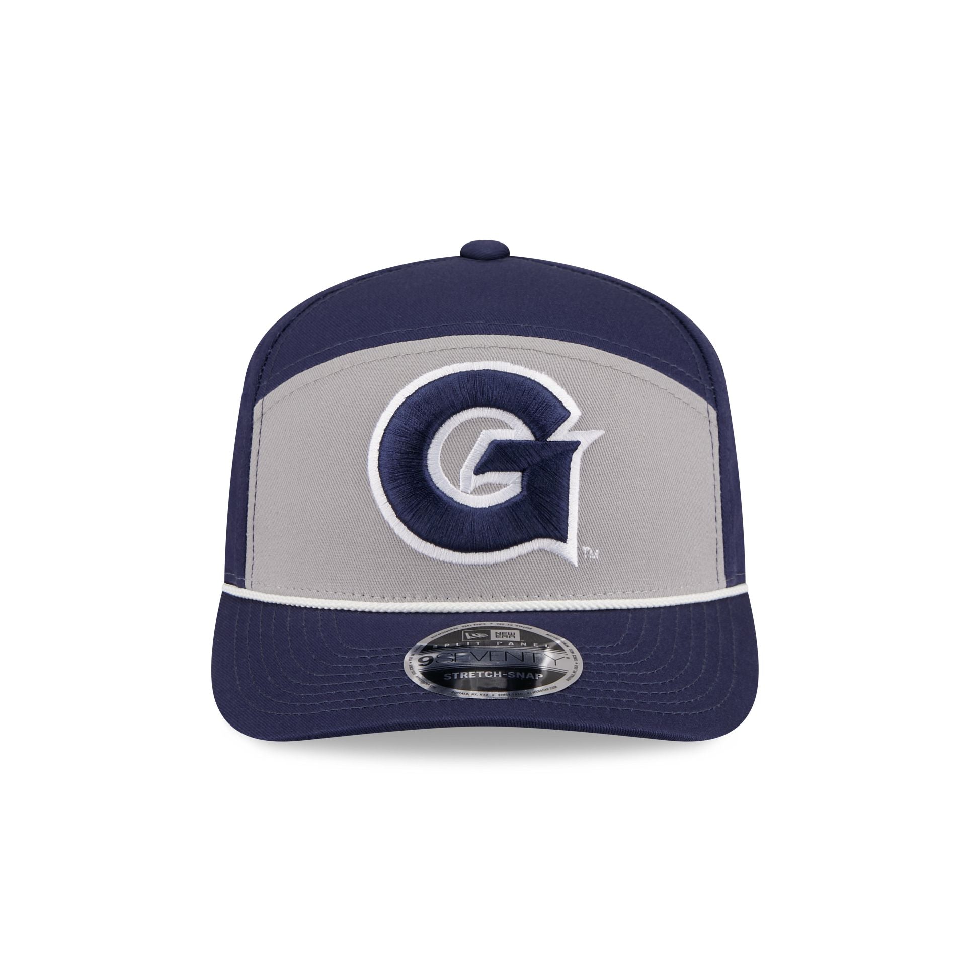 Georgetown Hoyas Split Panel 9Seventy Stretch-Snap Hat - Image 2