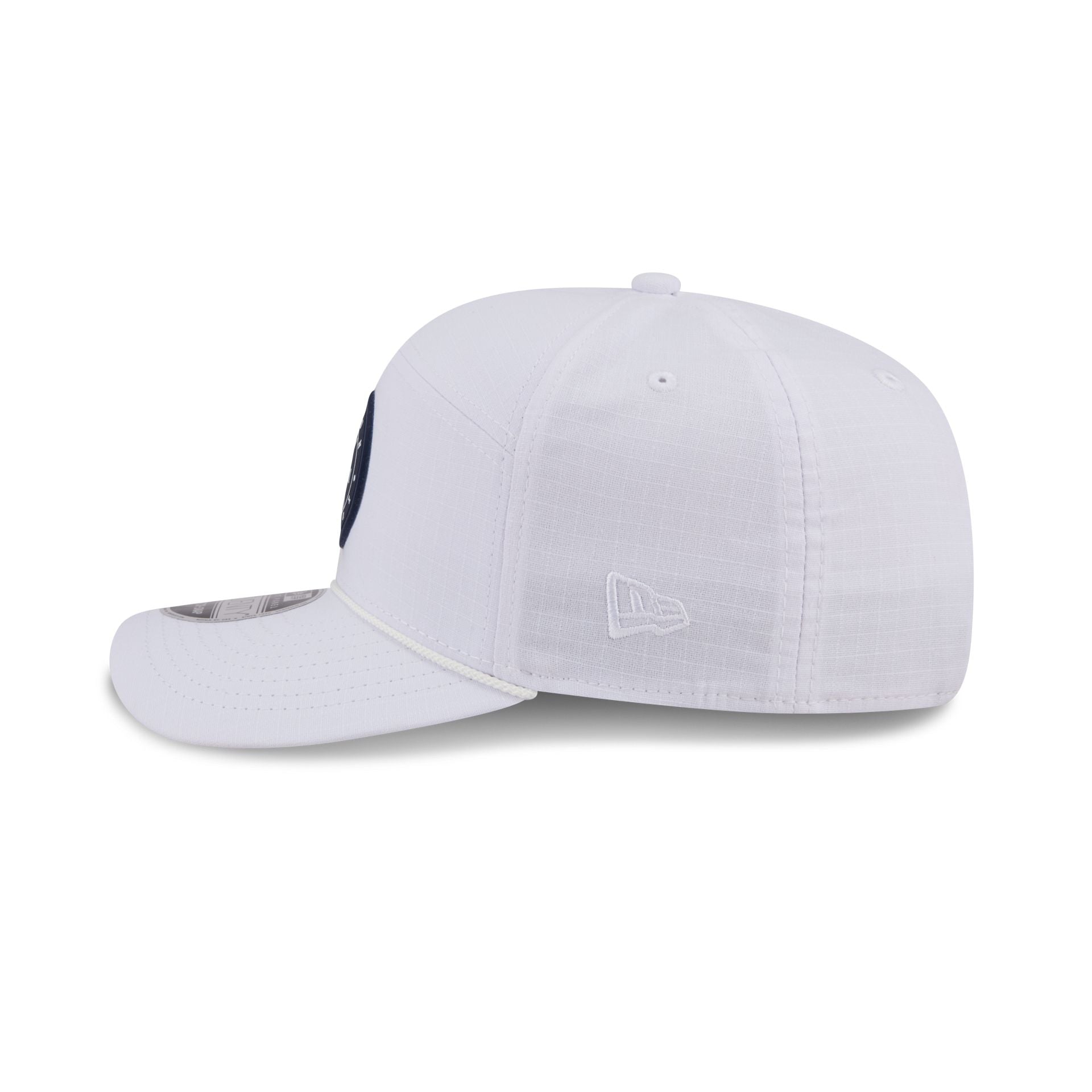 Boston Red Sox Circle Logo White Split Panel 9Seventy Stretch-Snap Hat - Image 4