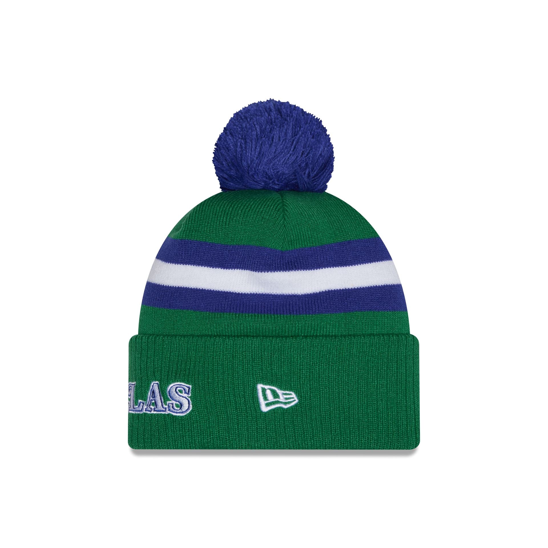 Alternative view of Dallas Mavericks 2025 Classic Edition Pom Knit Hat