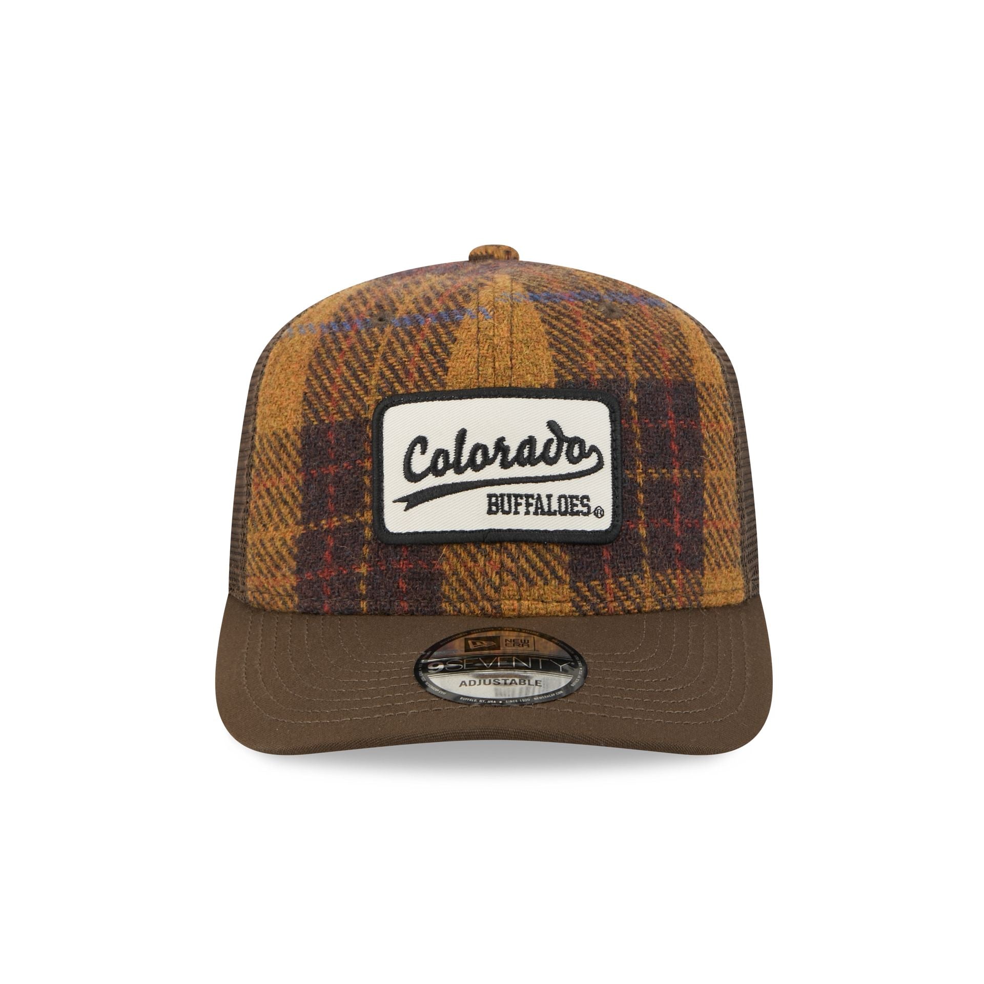 Alternative view of Colorado Buffaloes Wool Plaid 9Seventy Trucker Hat