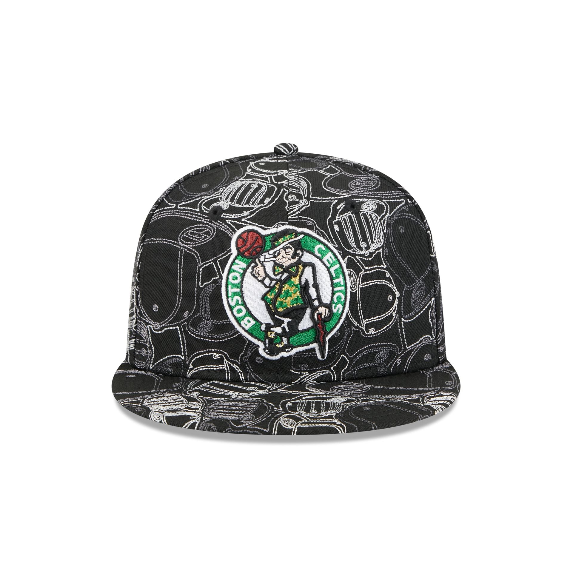 Alternative view of Boston Celtics Cap Scramble 59Fifty Fitted Hat