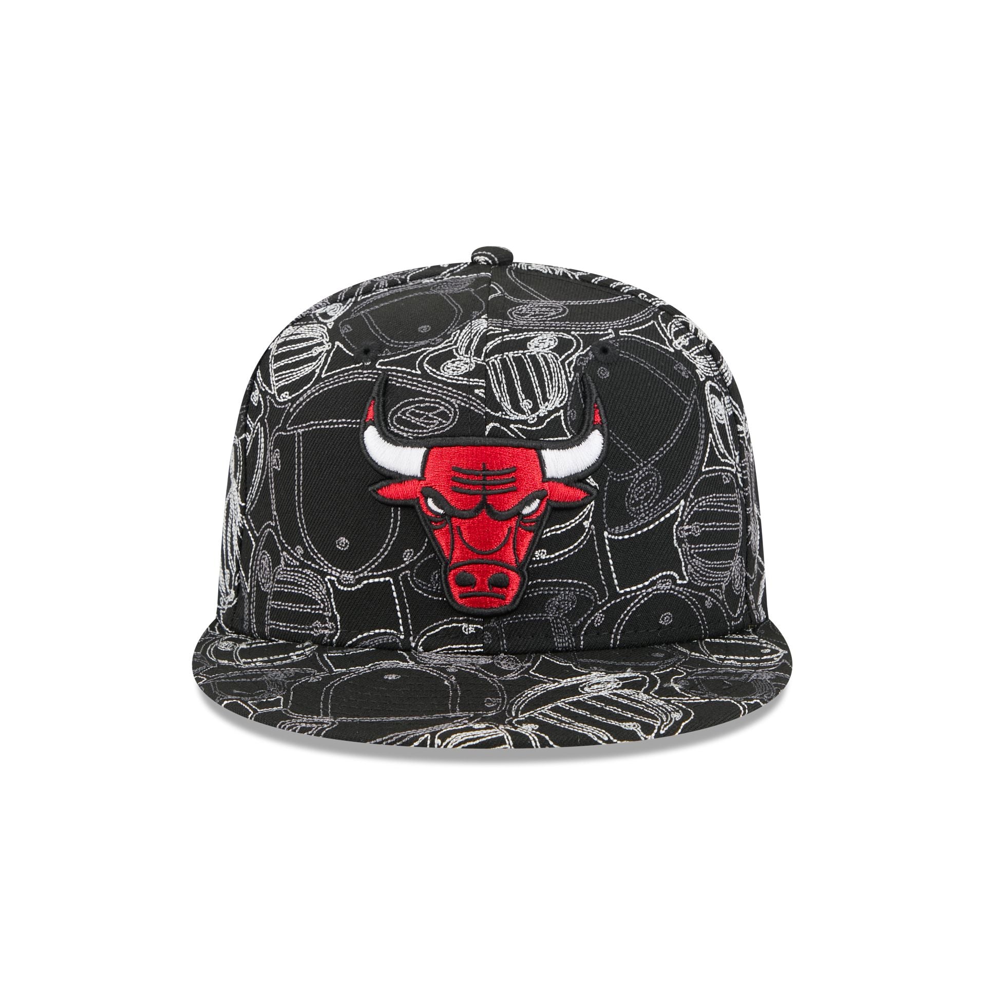 Alternative view of Chicago Bulls Cap Scramble 59Fifty Fitted Hat