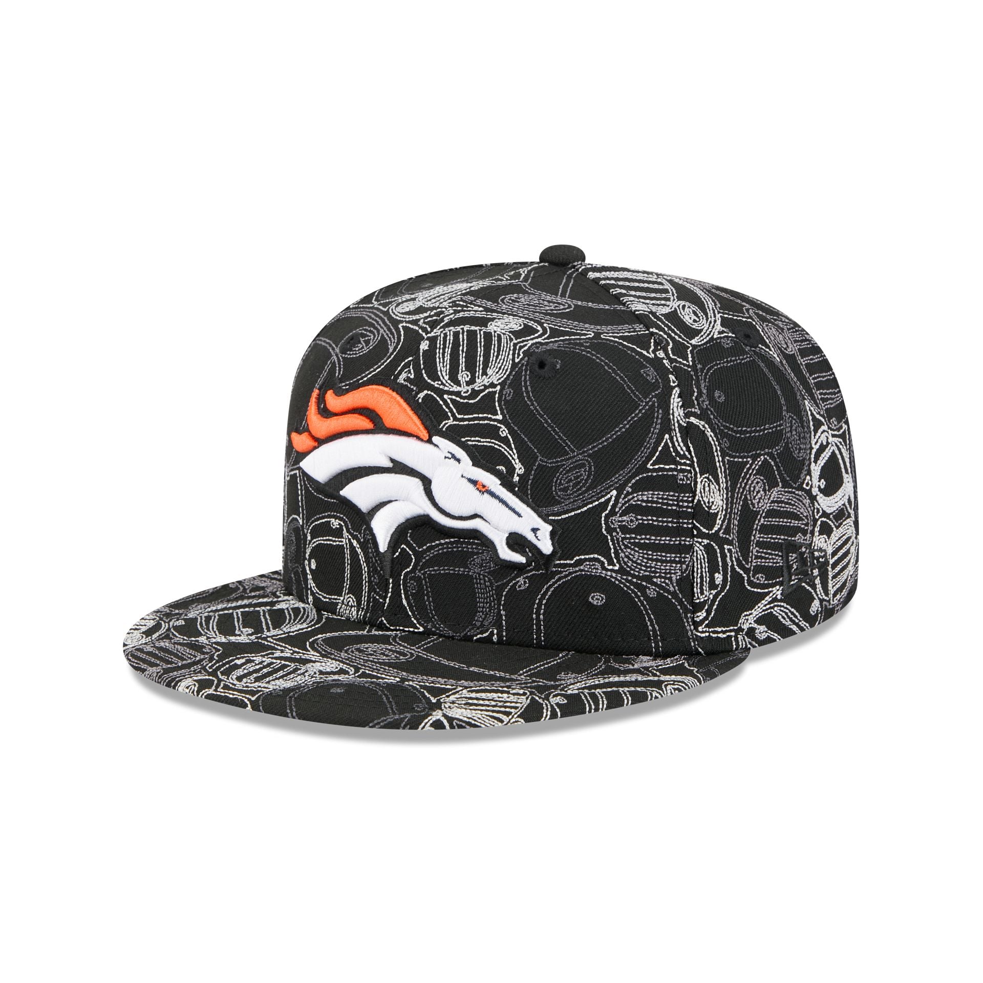 Denver Broncos Cap Scramble 59Fifty Fitted Hat