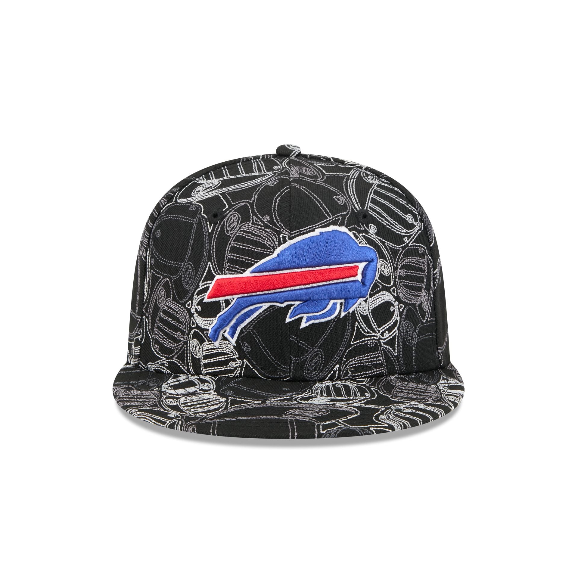Alternative view of Buffalo Bills Cap Scramble 59Fifty Fitted Hat