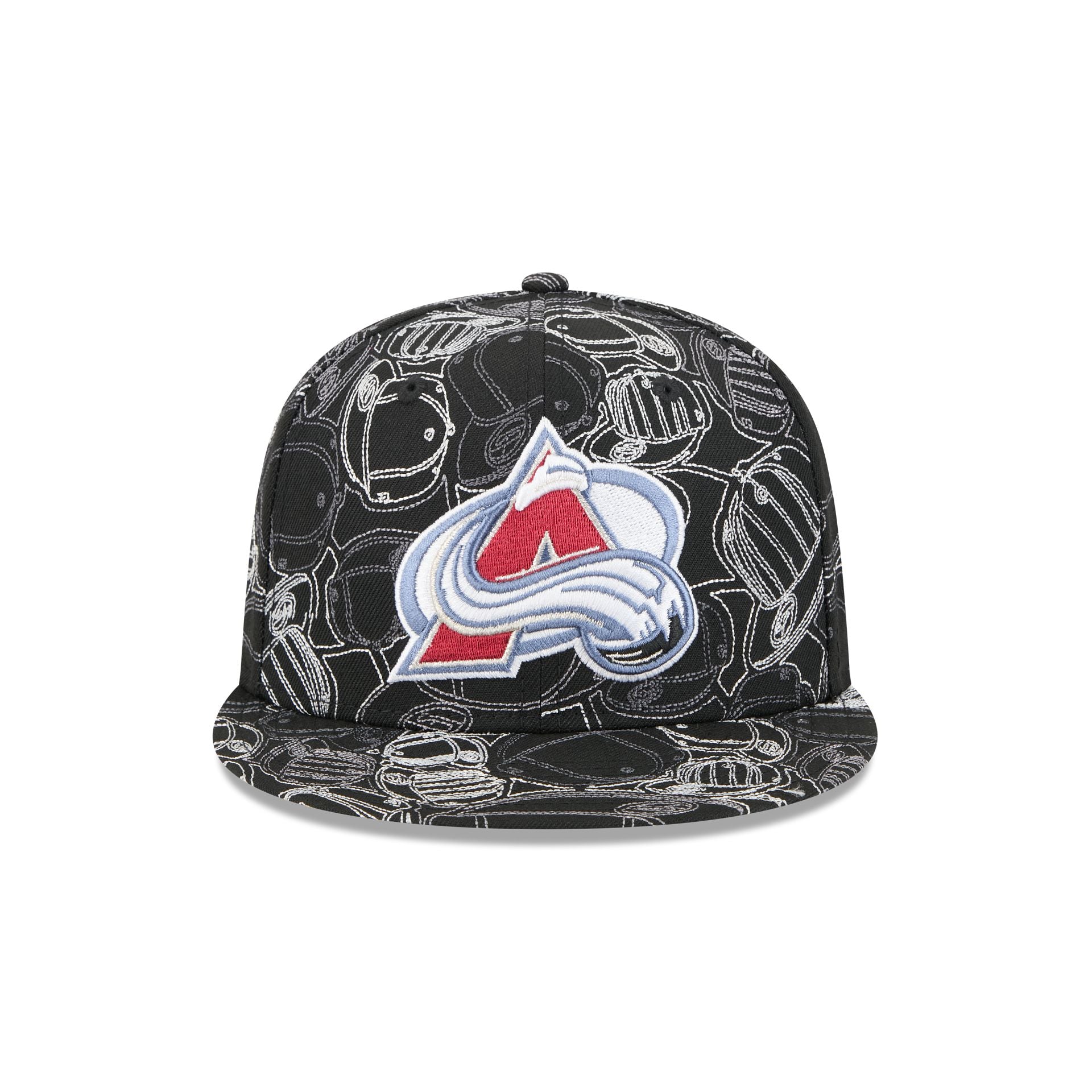 Alternative view of Colorado Avalanche Cap Scramble 59Fifty Fitted Hat