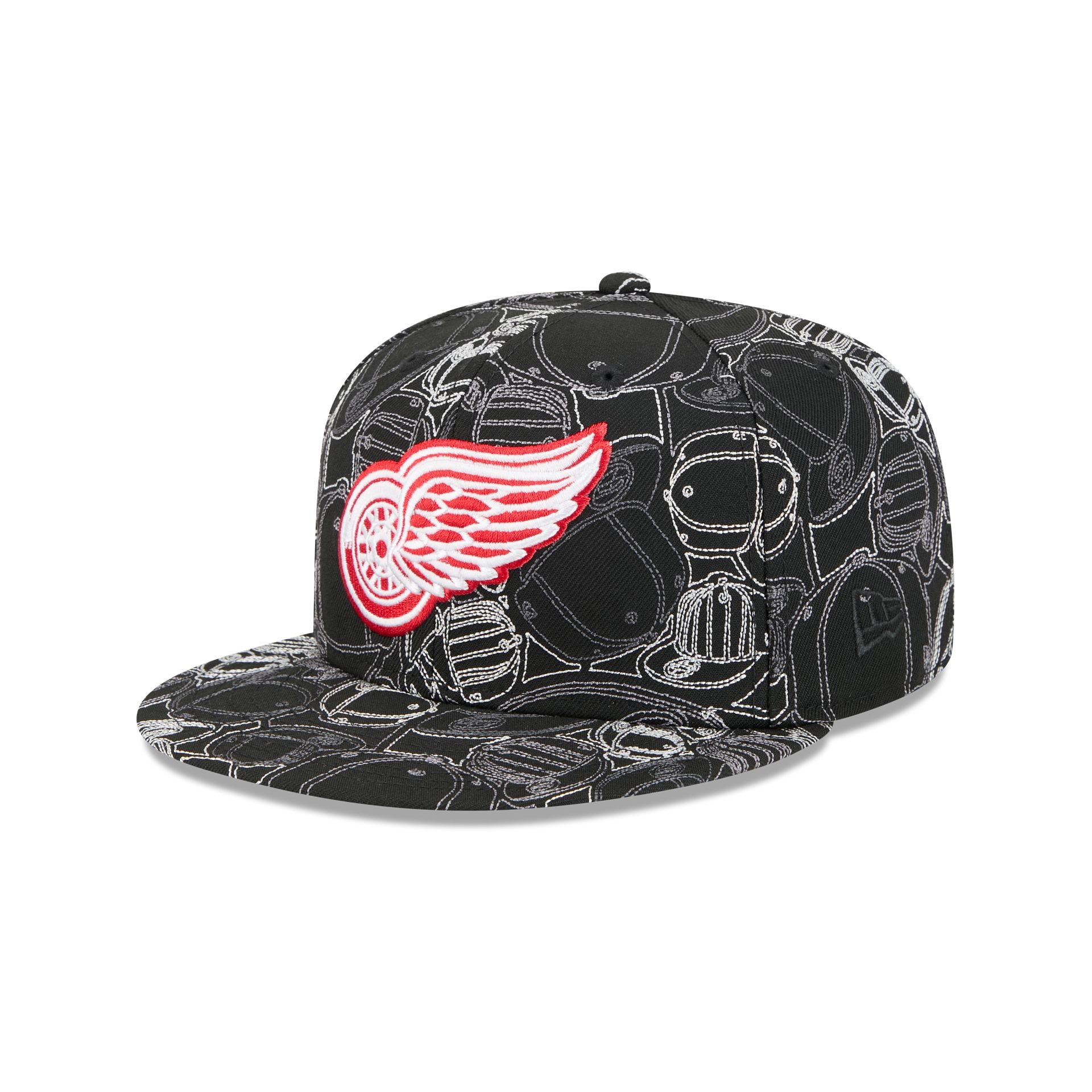 Detroit Red Wings Cap Scramble 59Fifty Fitted Hat