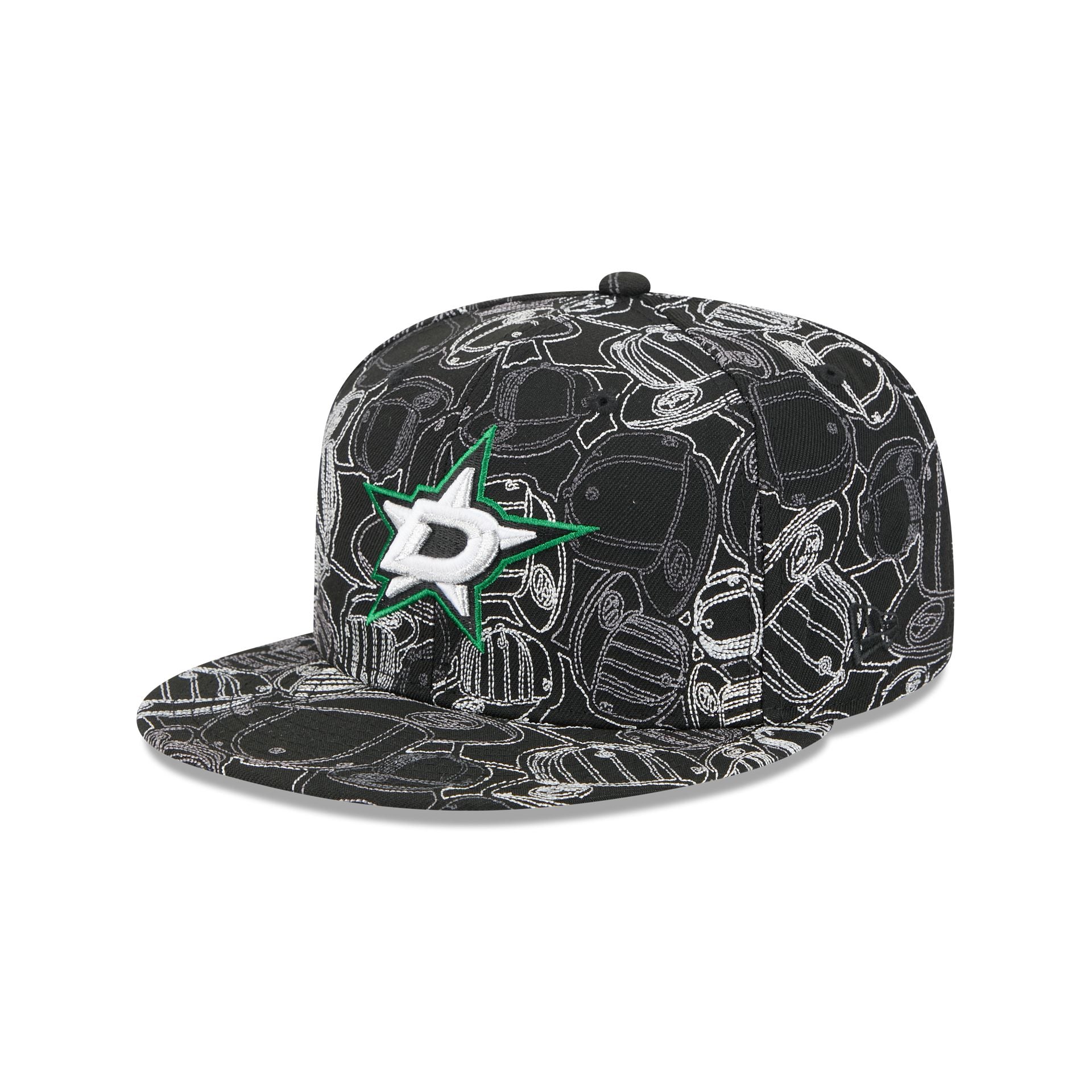 Dallas Stars Cap Scramble 59Fifty Fitted Hat