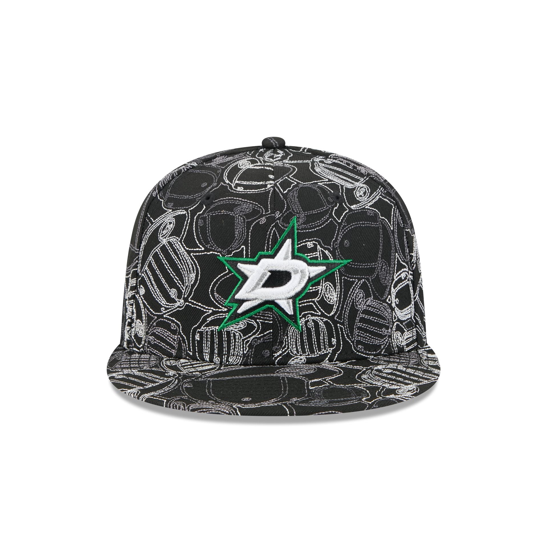 Alternative view of Dallas Stars Cap Scramble 59Fifty Fitted Hat