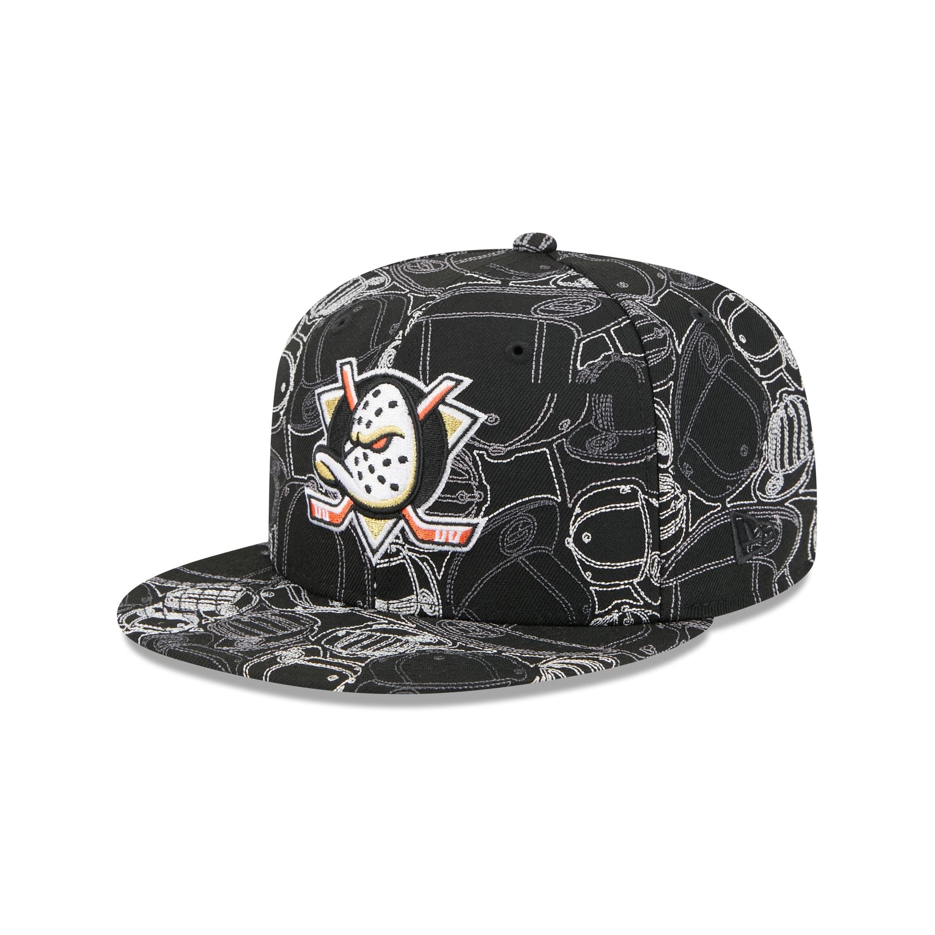 Anaheim Ducks Cap Scramble 59Fifty Fitted Hat