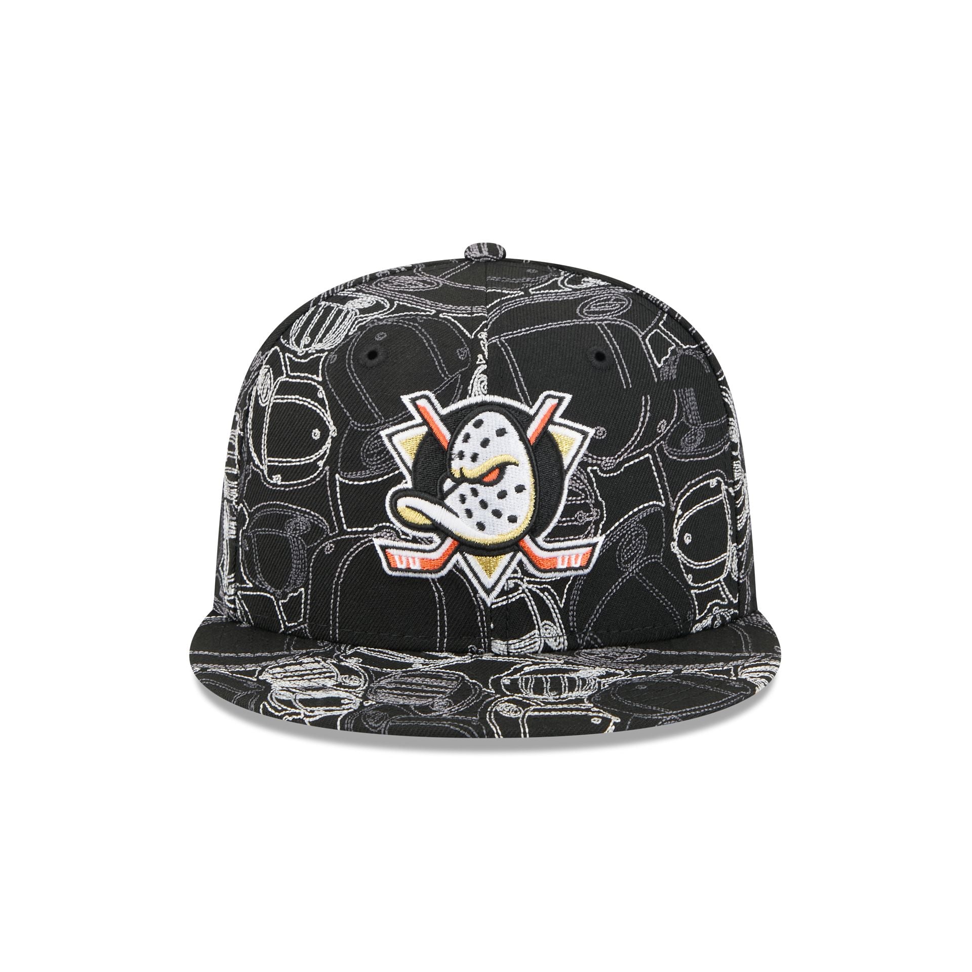 Alternative view of Anaheim Ducks Cap Scramble 59Fifty Fitted Hat