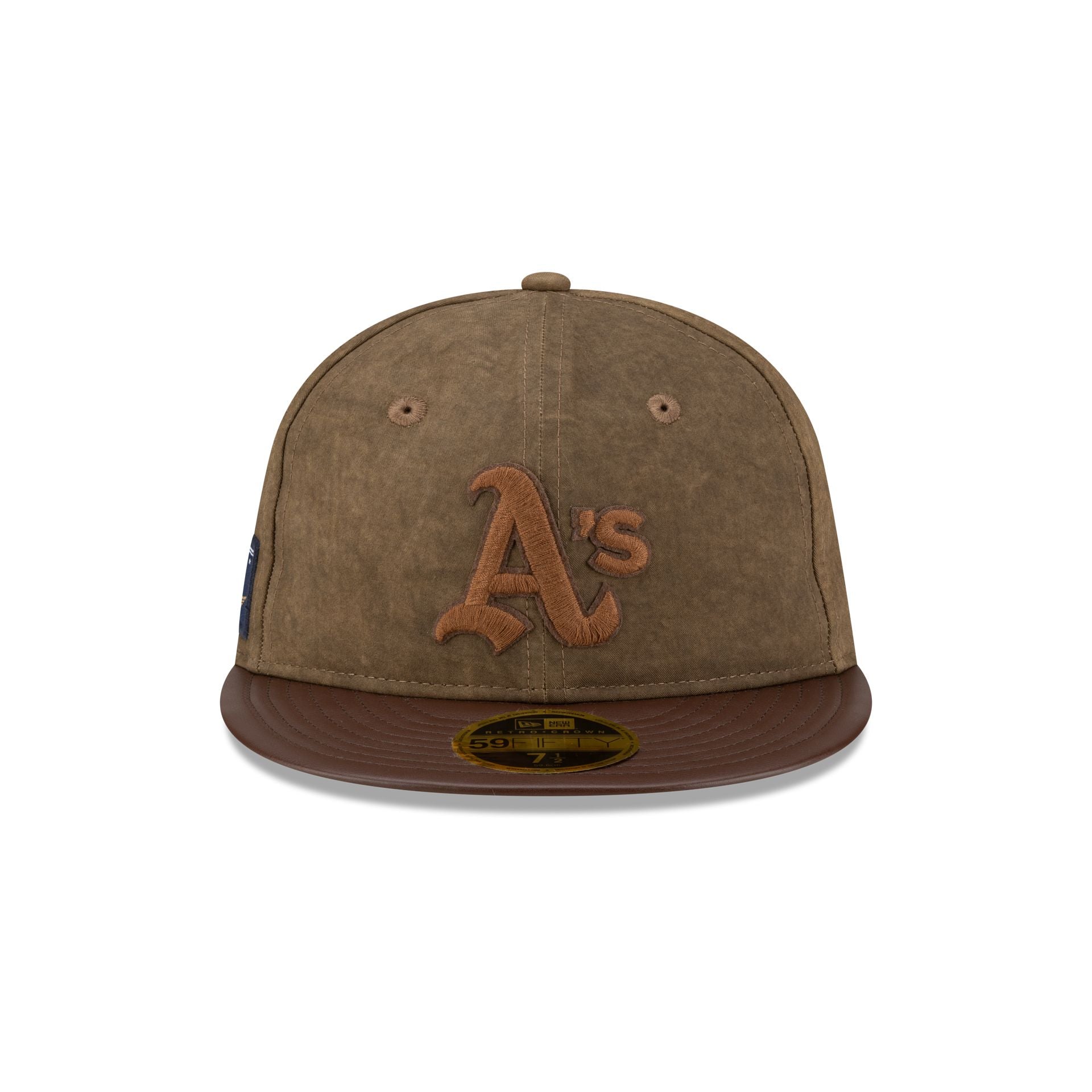 Alternative view of Athletics Utility Linen Retro Crown 59Fifty Fitted Hat