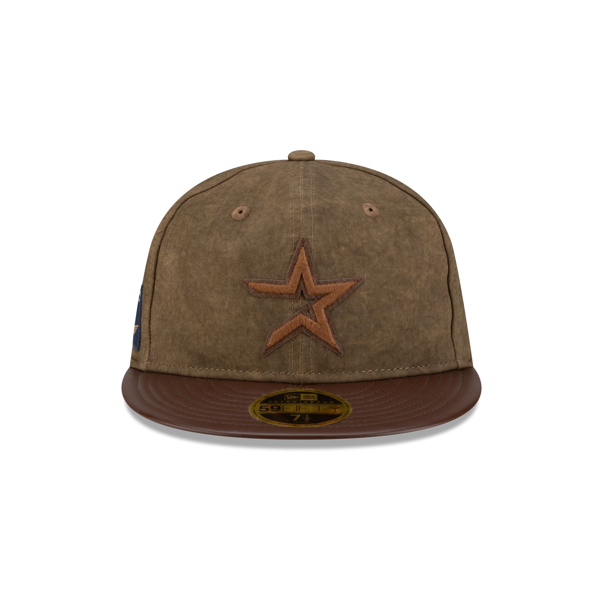 Alternative view of Houston Astros Utility Linen Retro Crown 59Fifty Fitted Hat