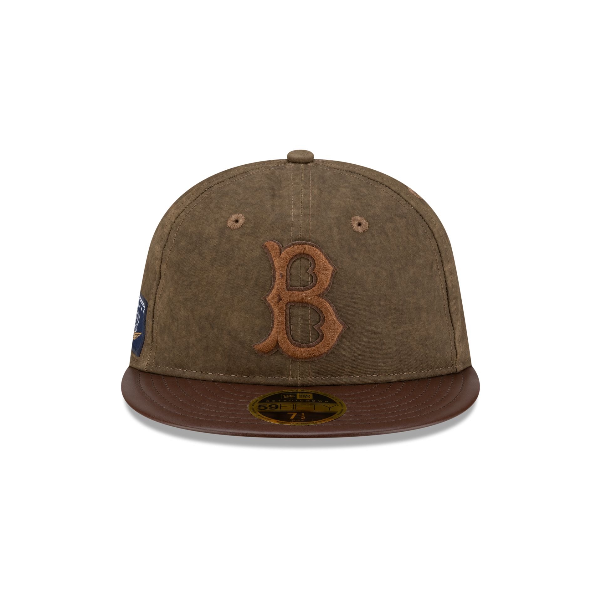 Alternative view of Brooklyn Dodgers Utility Linen Retro Crown 59Fifty Fitted Hat