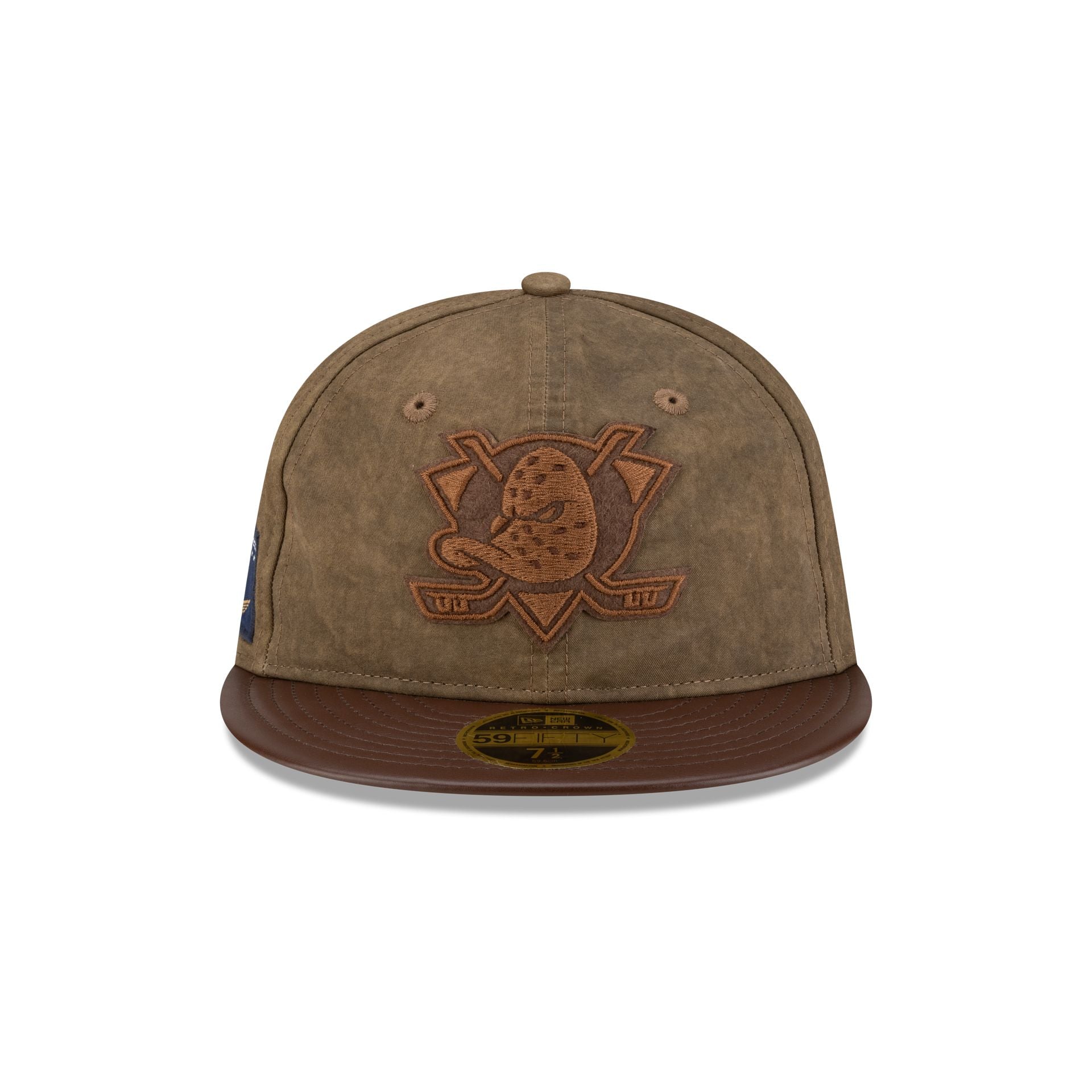 Alternative view of Anaheim Ducks Utility Linen Retro Crown 59Fifty Fitted Hat