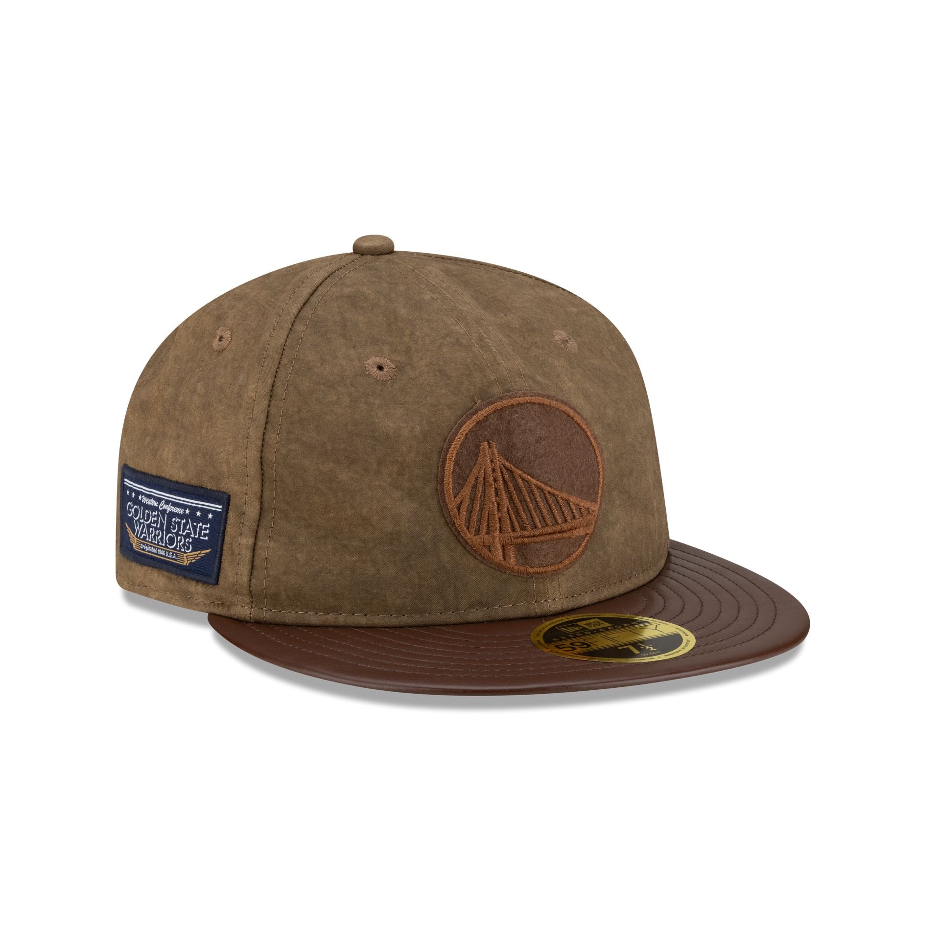 Golden State Warriors Utility Linen Retro Crown 59Fifty Fitted Hat