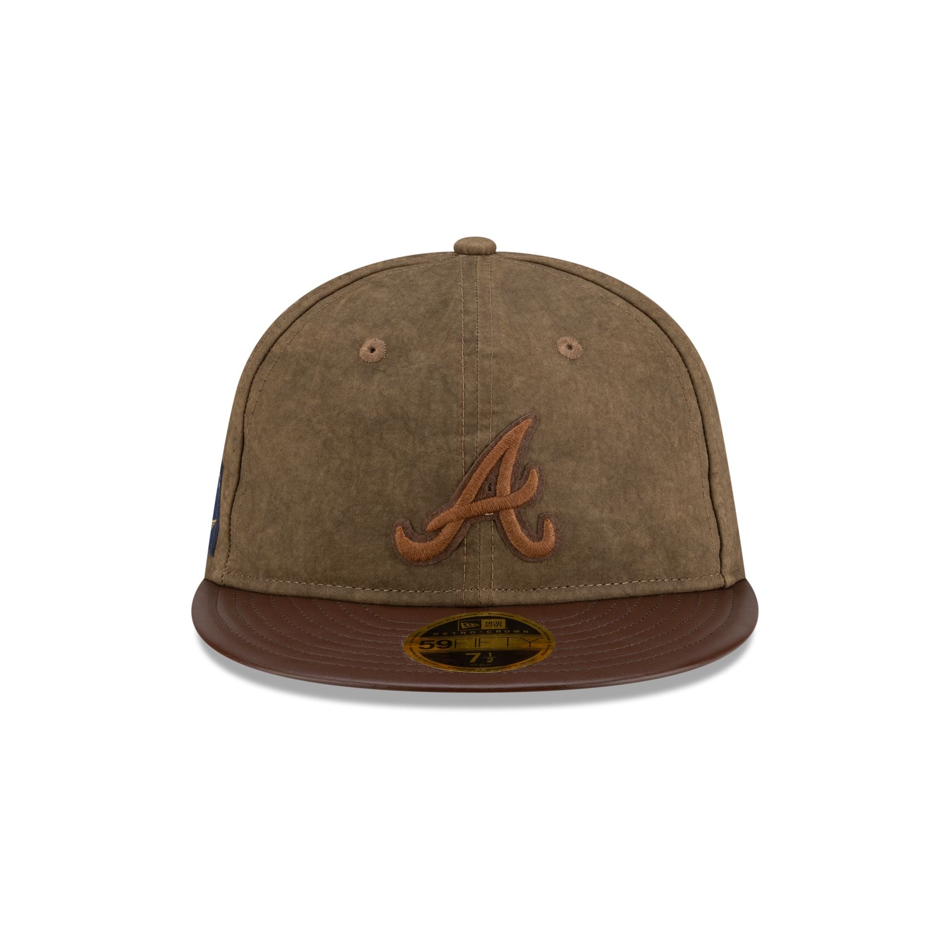Alternative view of Atlanta Braves Utility Linen Retro Crown 59Fifty Fitted Hat