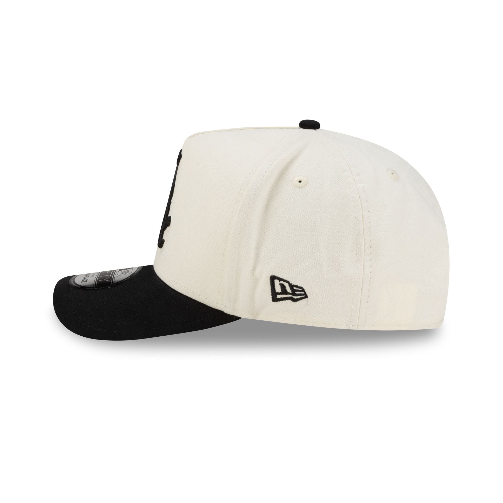 Chicago White Sox Cotton Brush Chrome Pre-Curve 9Fifty A-Frame Snapback Hat - Image 4