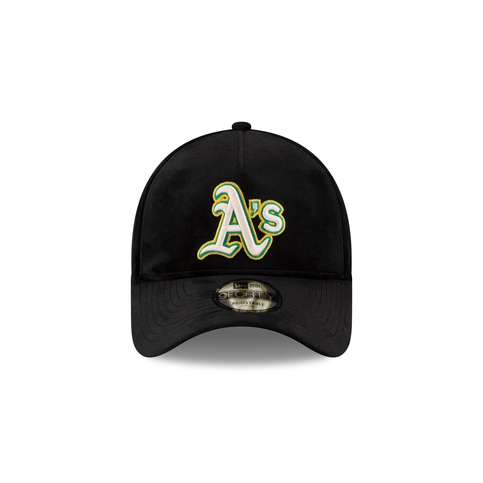 Alternative view of Athletics Velour 9Forty A-Frame Snapback Hat
