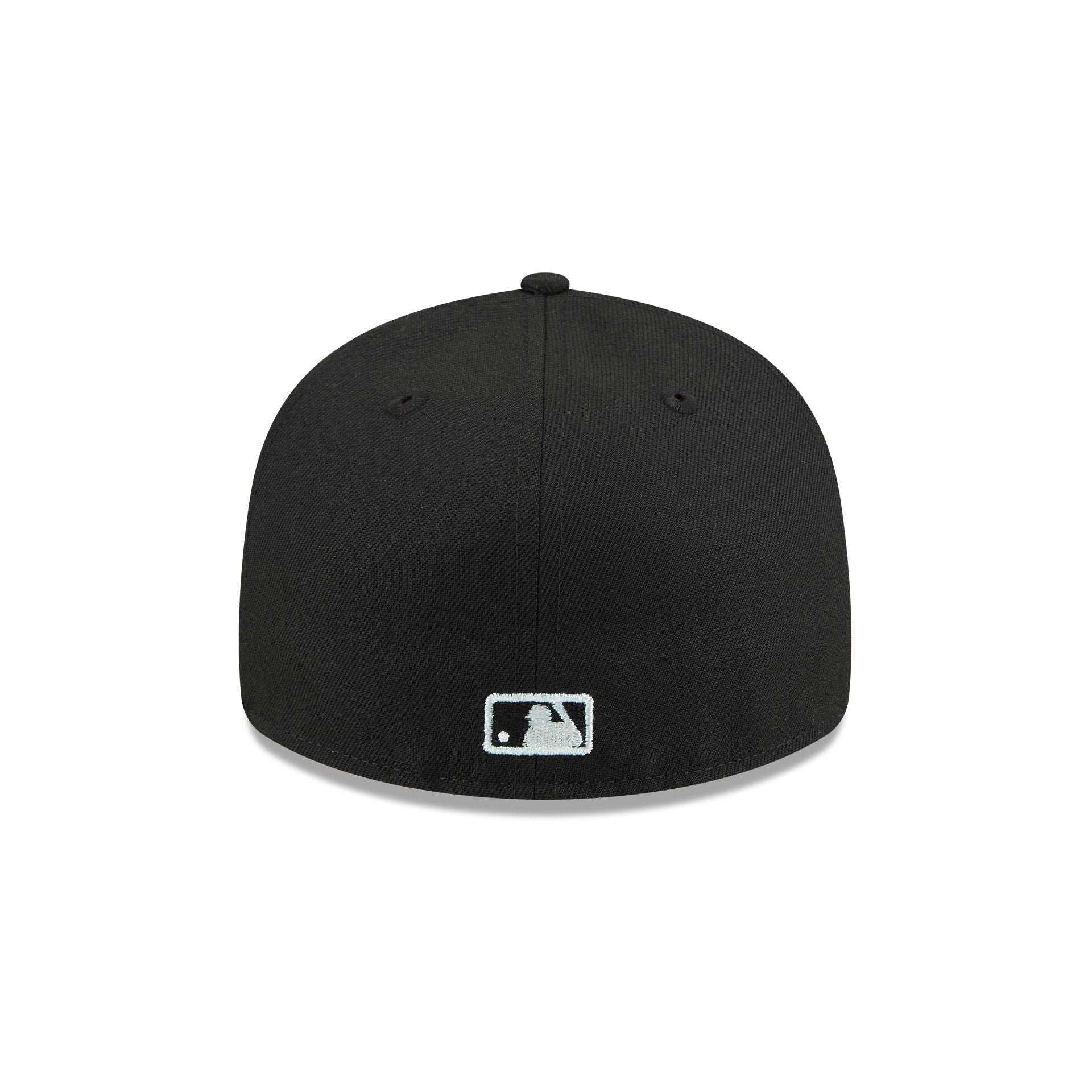 Atlanta Braves Black Pre-Curve 59Fifty Fitted Hat - Image 6