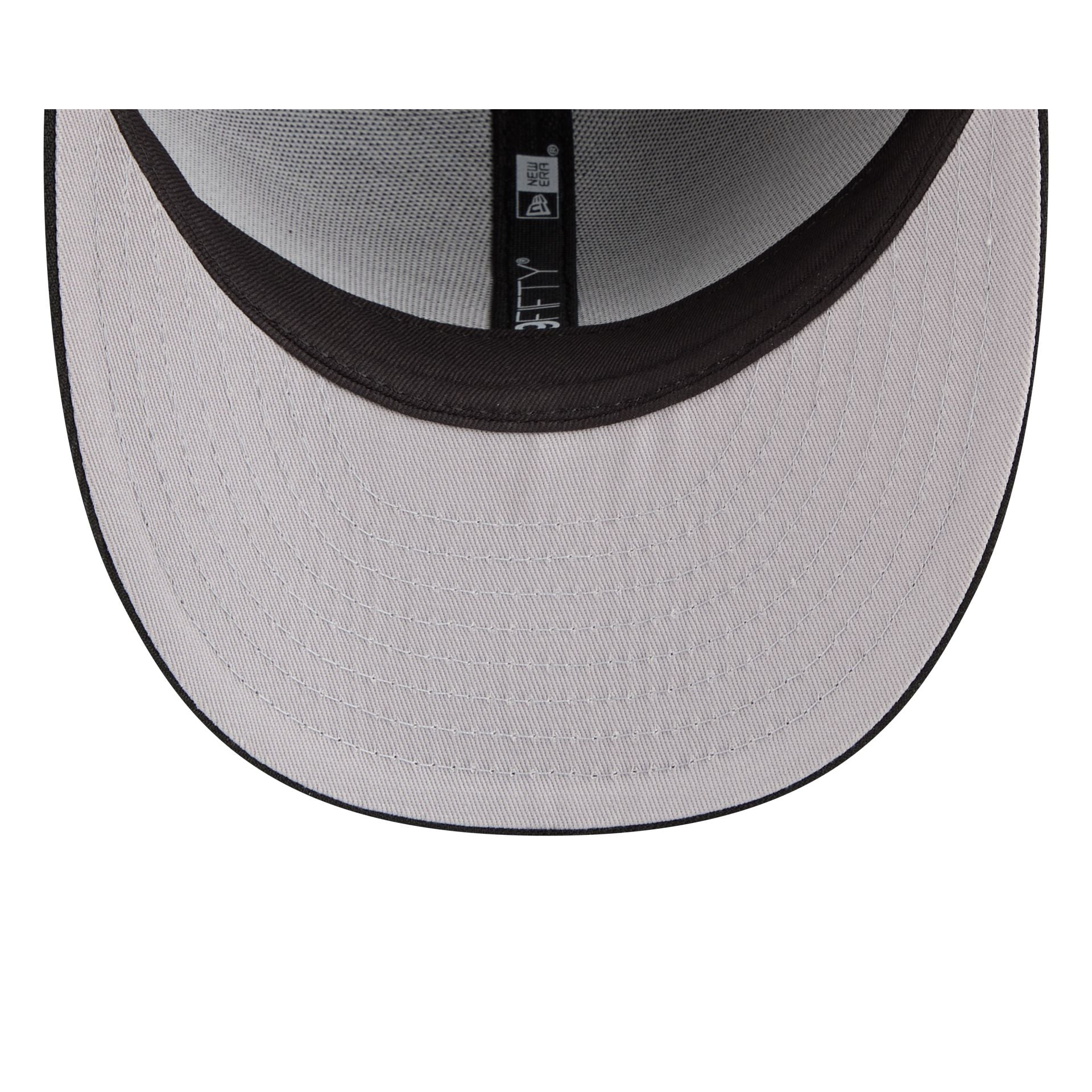 Atlanta Braves Black Pre-Curve 59Fifty Fitted Hat - Image 7