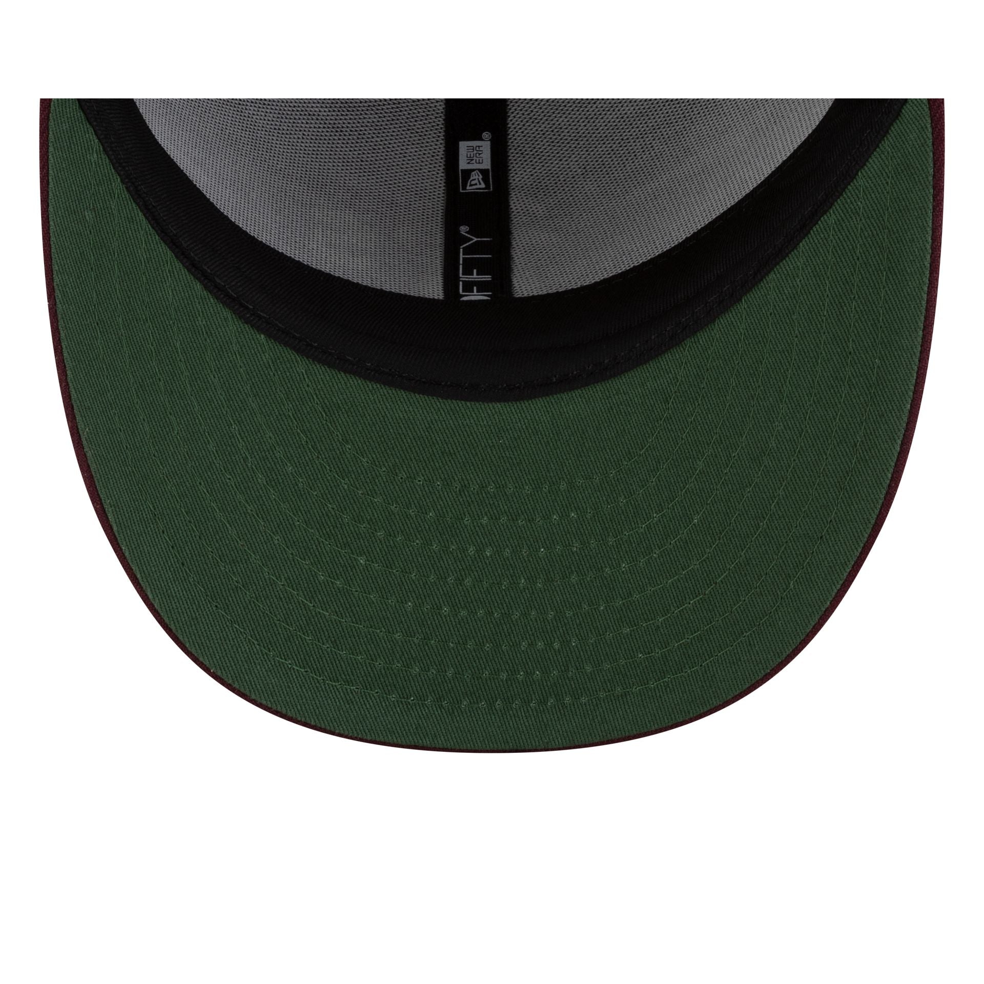 Athletics Maroon Pre-Curve 59Fifty Fitted Hat - Image 7