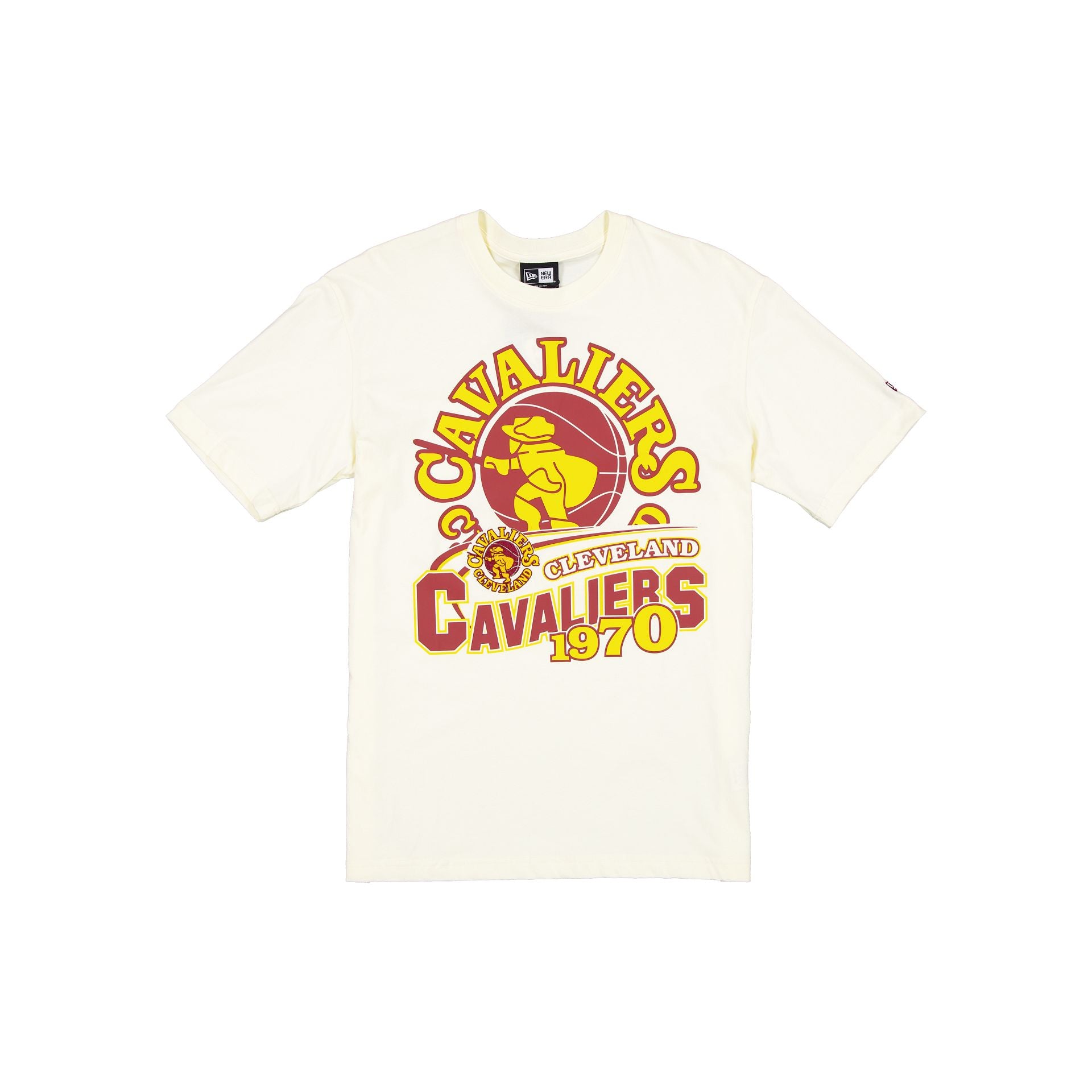 Cleveland Cavaliers Retro Chrome White T-Shirt