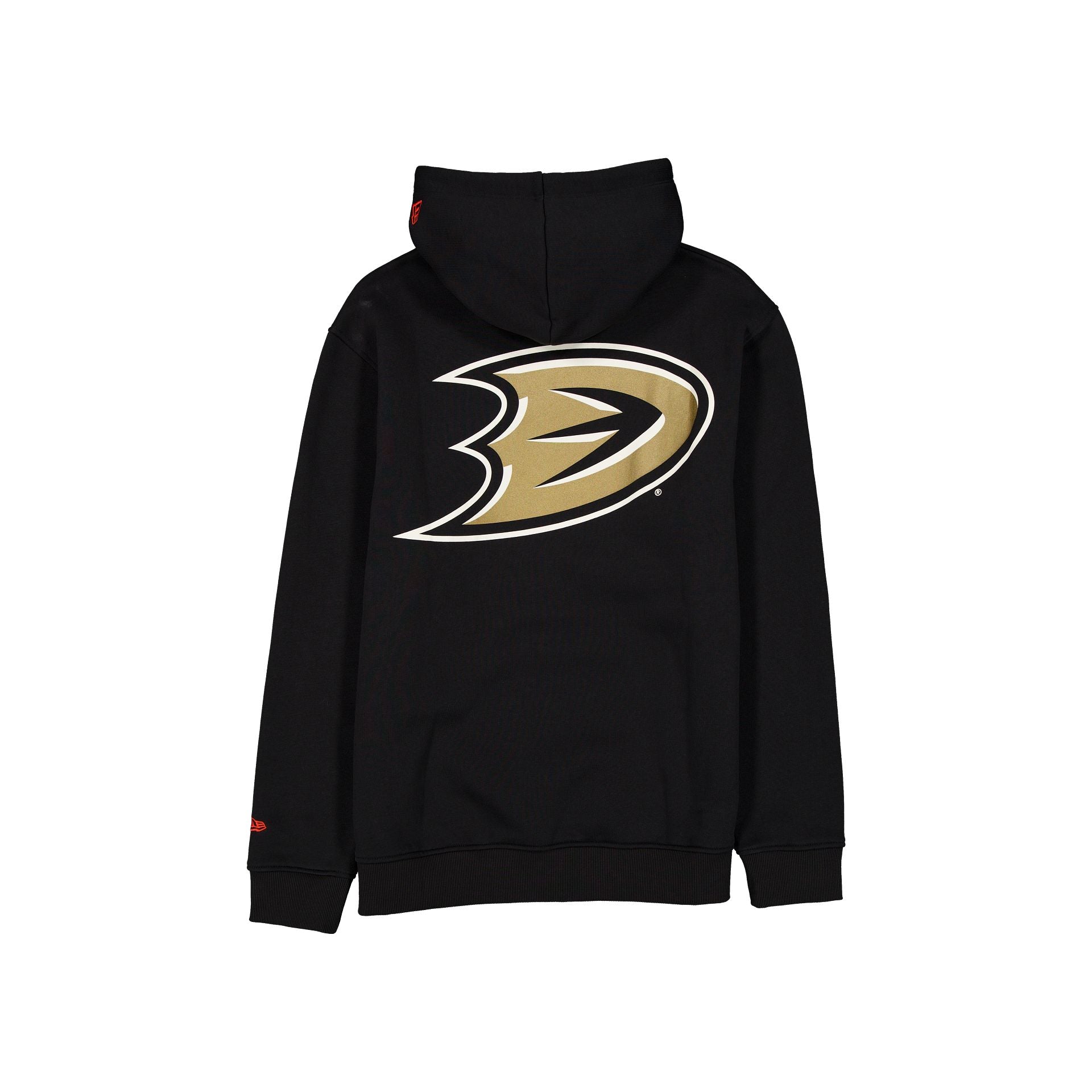 Alternative view of Anaheim Ducks Retro Black Hoodie