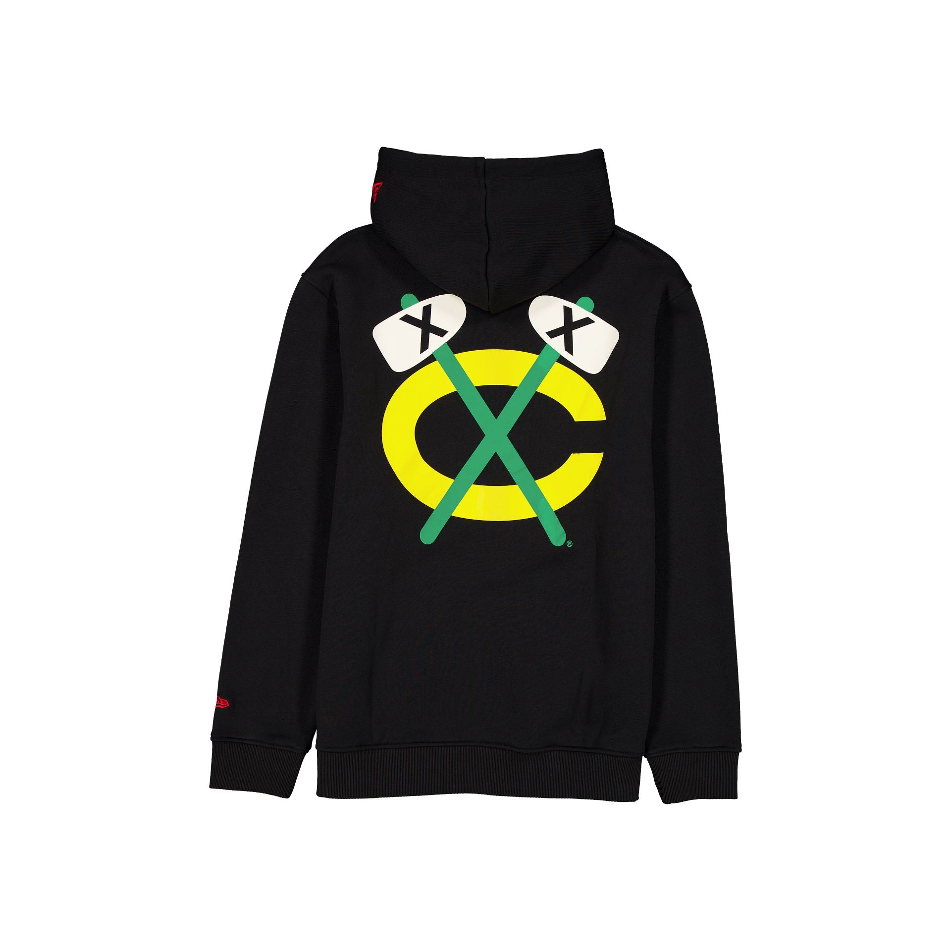 Alternative view of Chicago Blackhawks Retro Black Hoodie