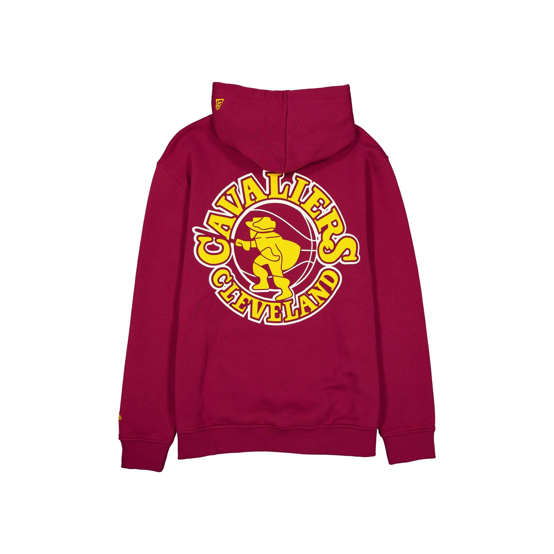 Alternative view of Cleveland Cavaliers Retro Red Hoodie