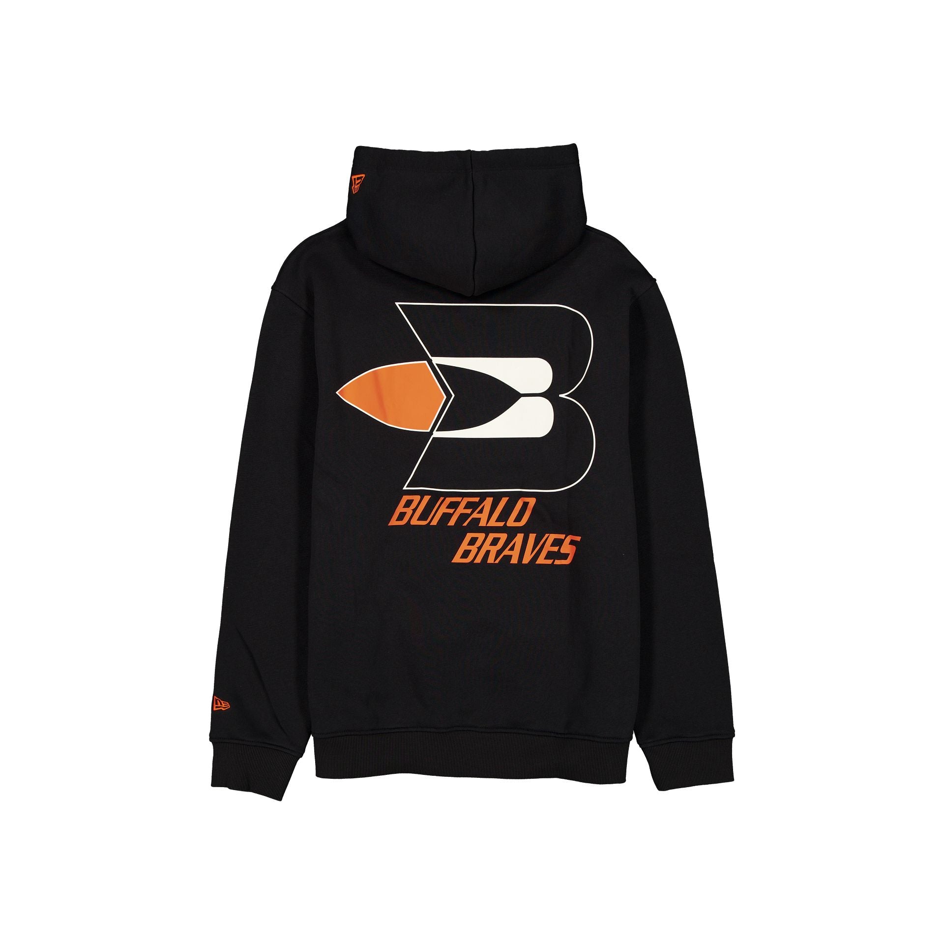 Alternative view of Buffalo Braves Retro Black Hoodie