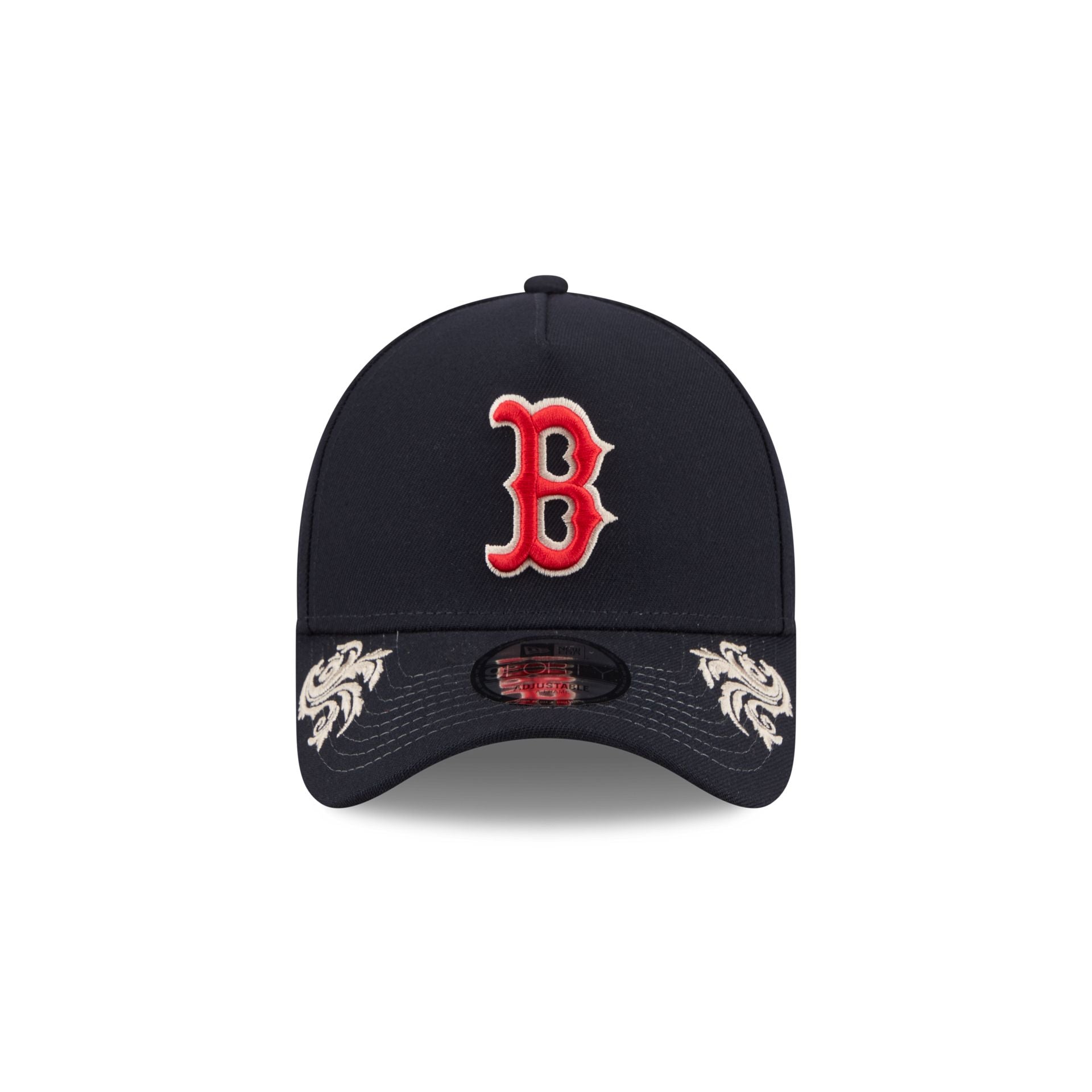 Alternative view of Boston Red Sox Script 9Forty A-Frame Snapback Hat