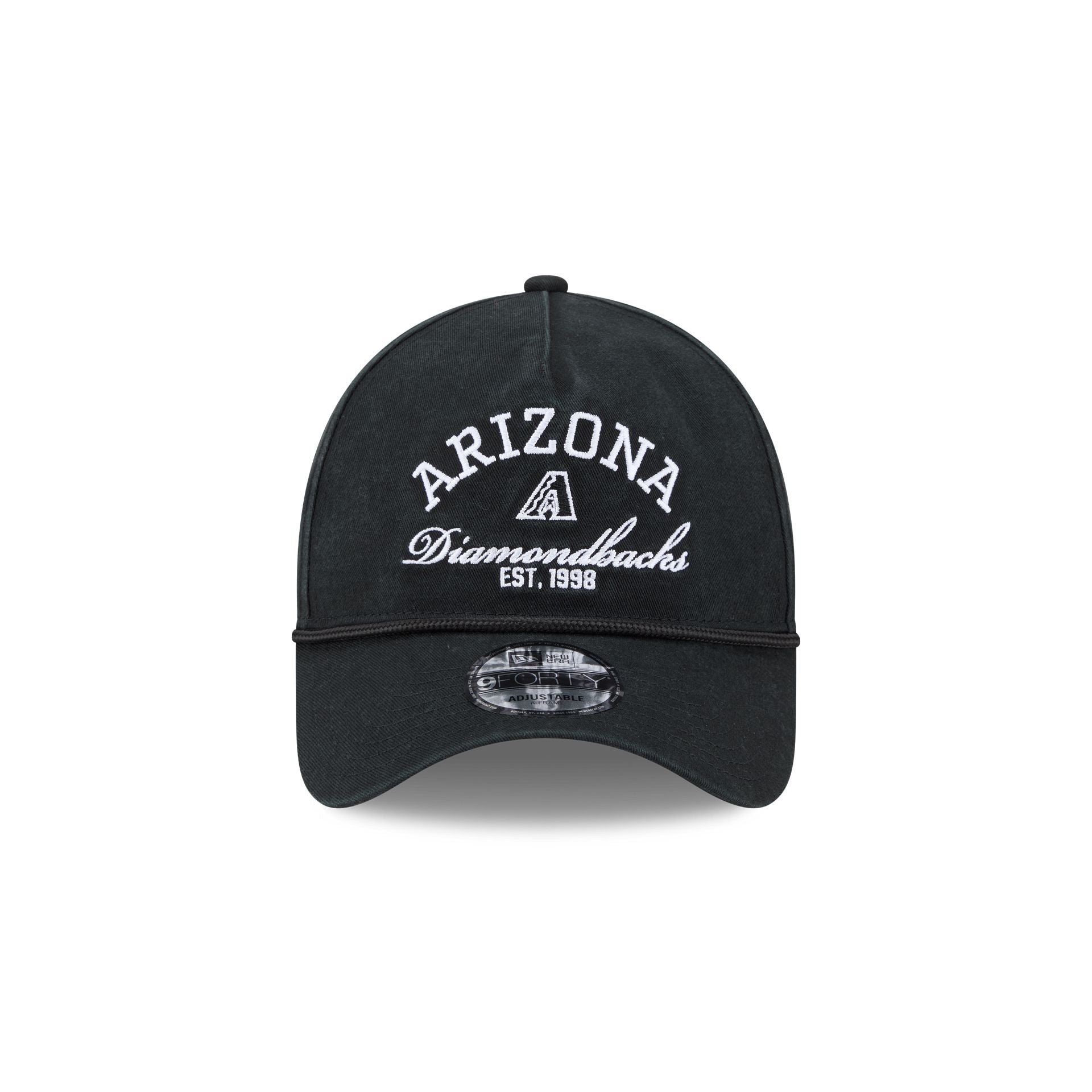 Alternative view of Arizona Diamondbacks Stacked Rope 9Forty A-Frame Snapback Hat