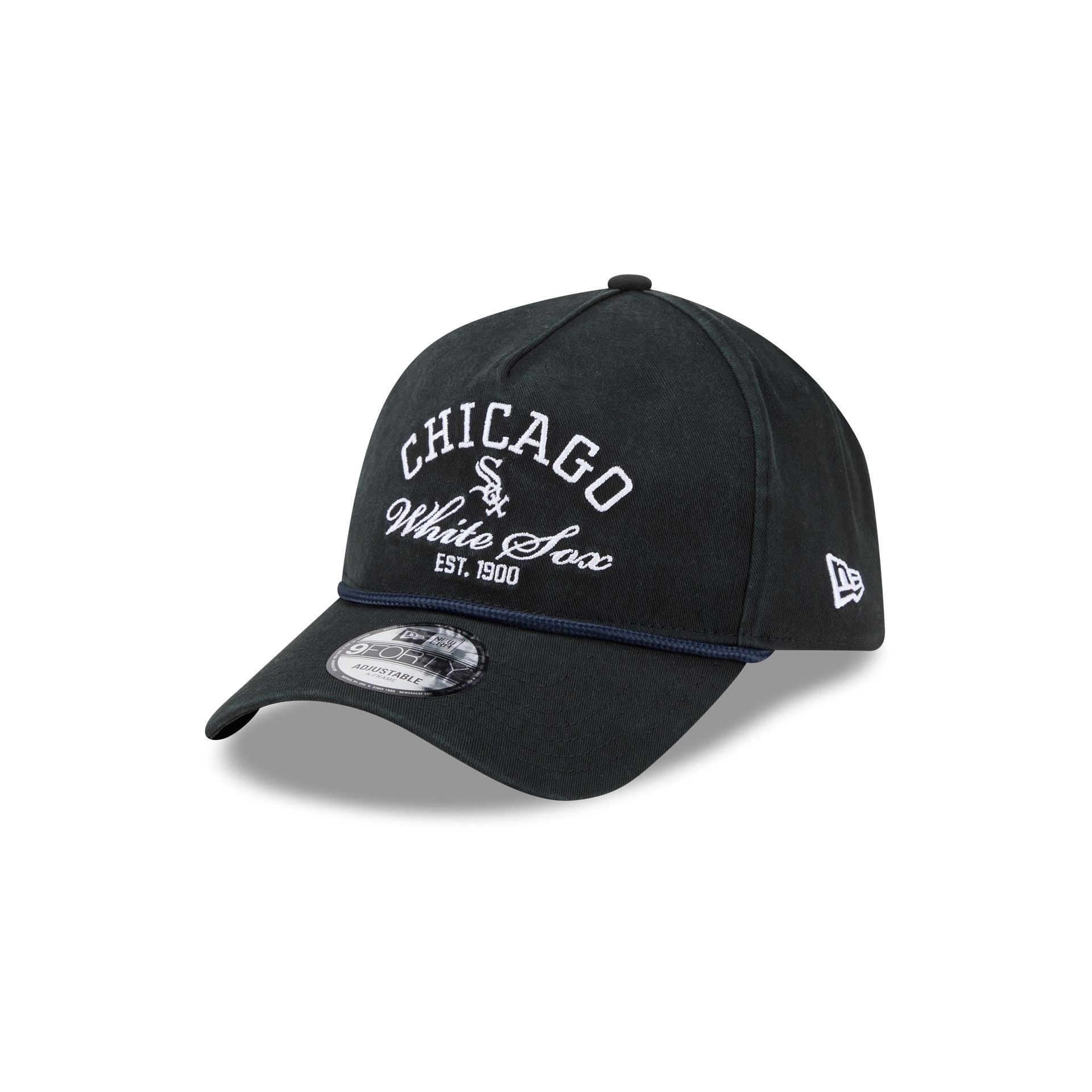 Chicago White Sox Stacked Rope 9Forty A-Frame Snapback Hat