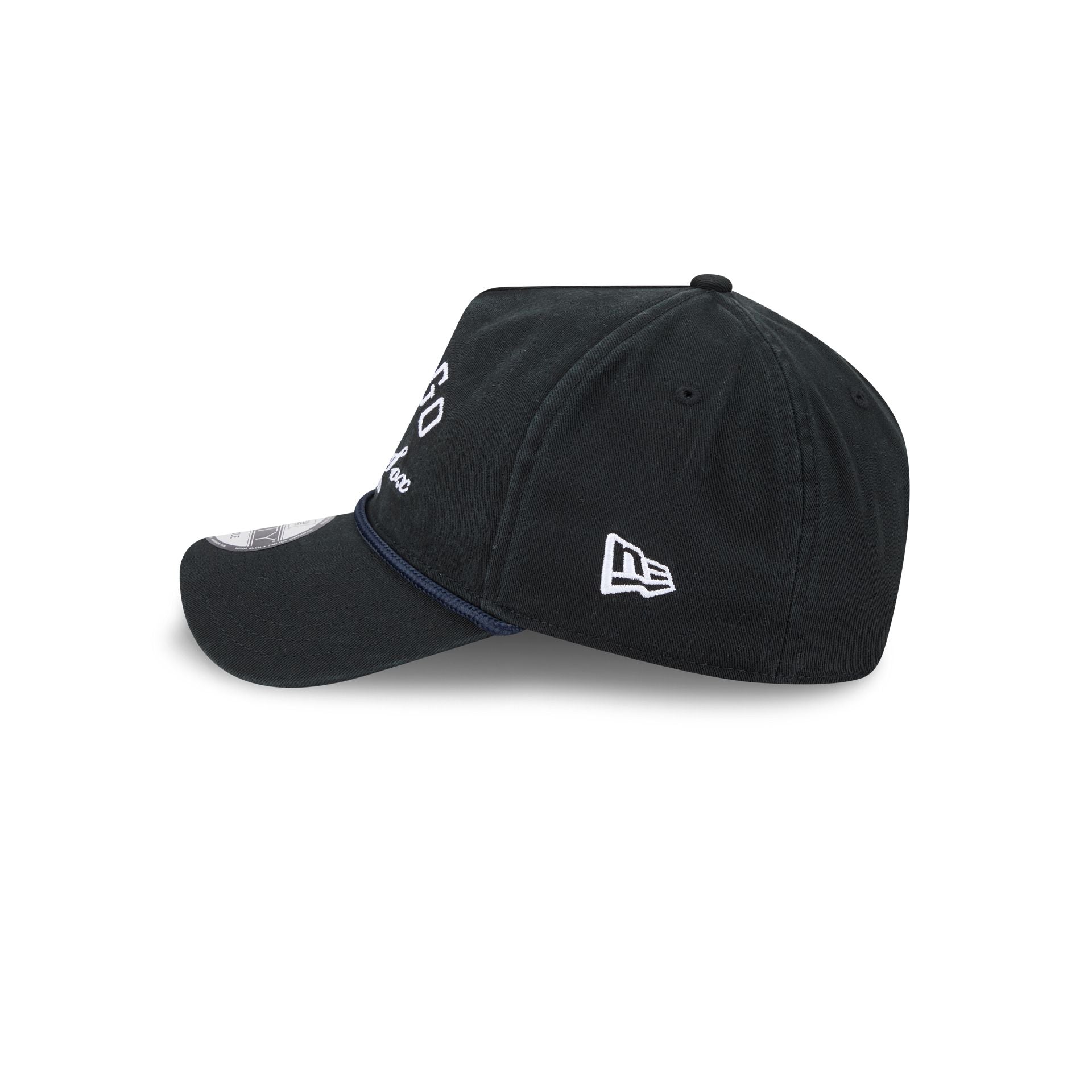 Chicago White Sox Stacked Rope 9Forty A-Frame Snapback Hat - Image 4