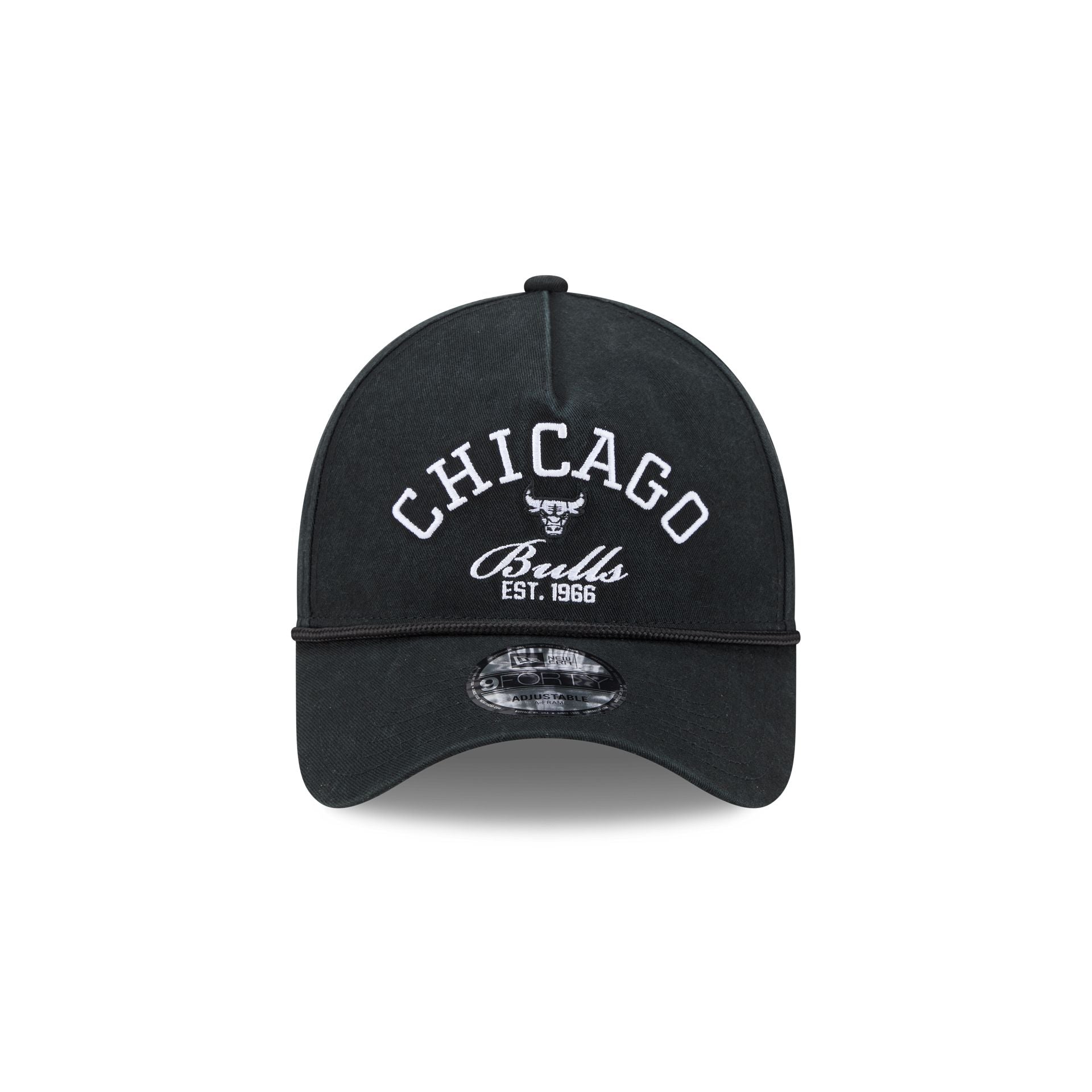 Alternative view of Chicago Bulls Stacked Rope 9Forty A-Frame Snapback Hat
