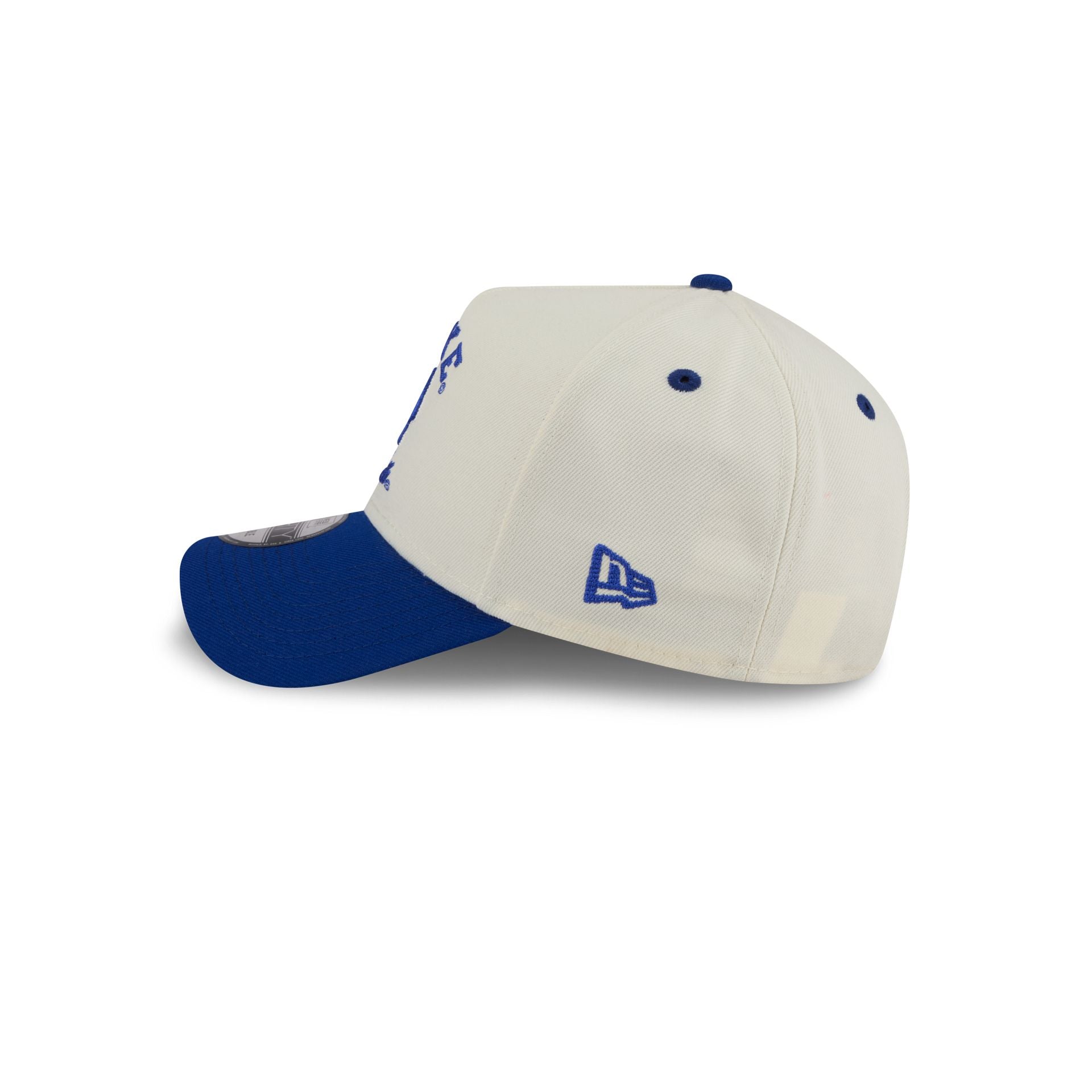 Duke Blue Devils Chrome White Arched 9Forty A-Frame Snapback Hat - Image 5