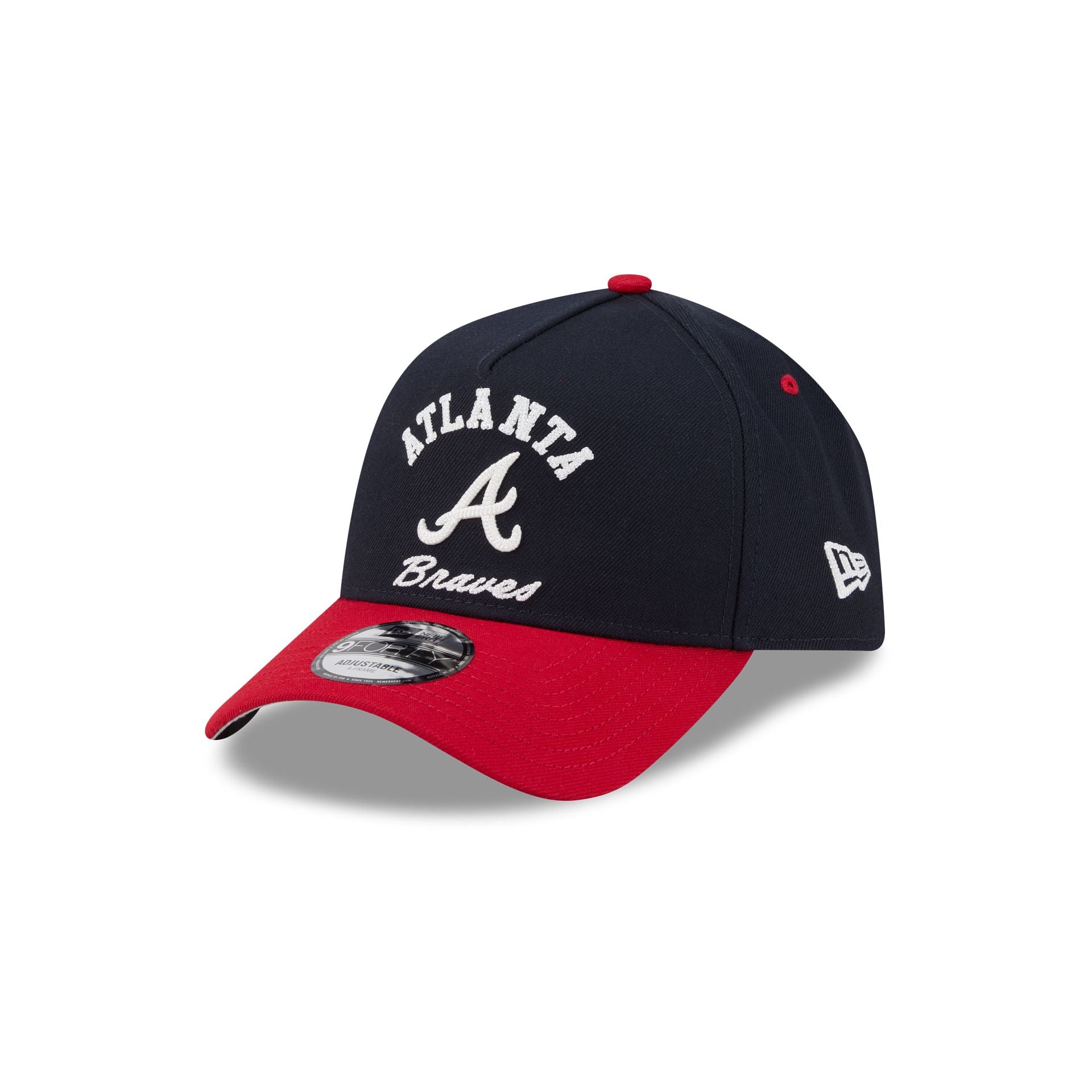 Atlanta Braves Arched 9Forty A-Frame Snapback Hat - Image 3